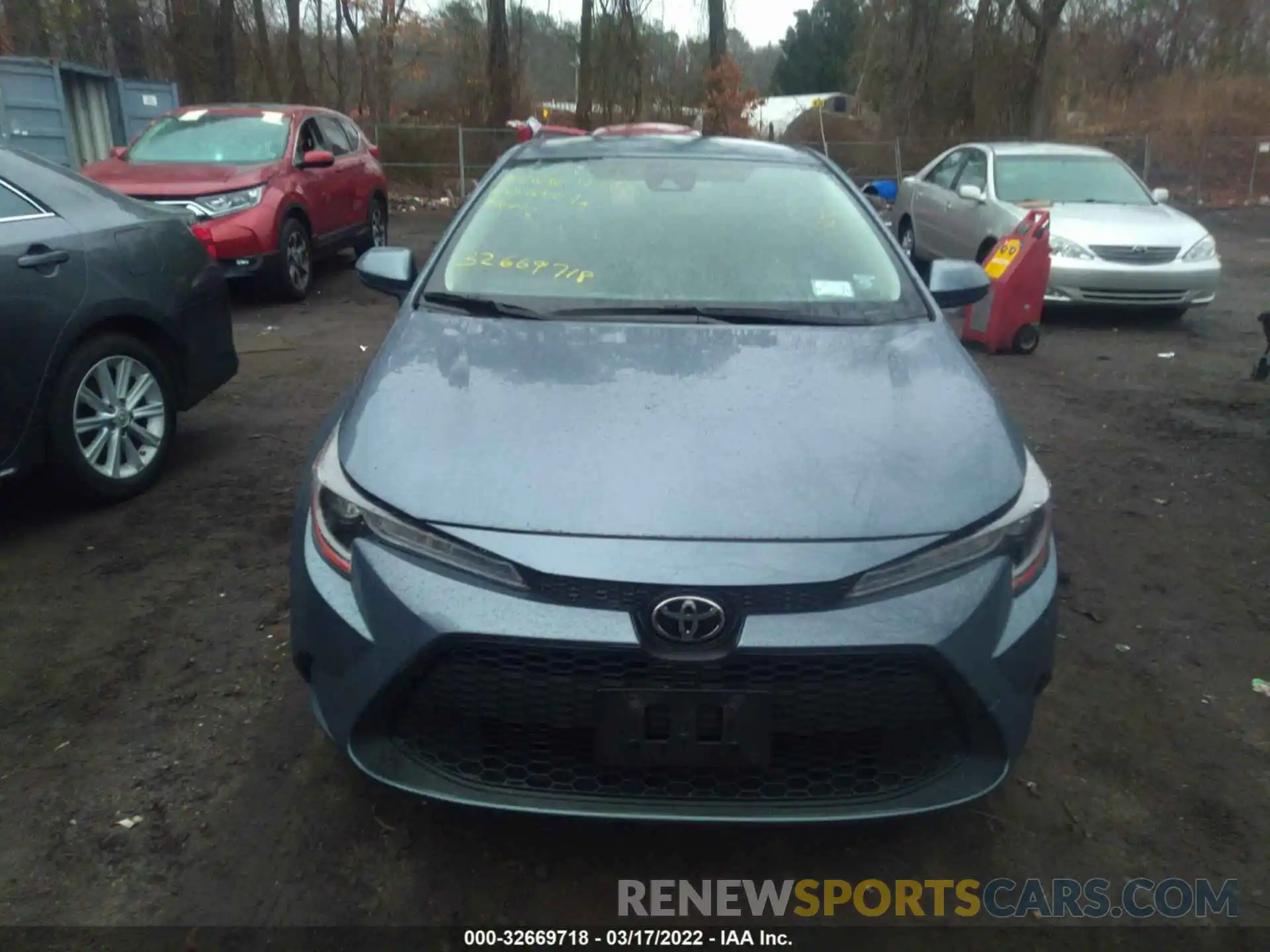 6 Photograph of a damaged car JTDEPRAE8LJ027302 TOYOTA COROLLA 2020