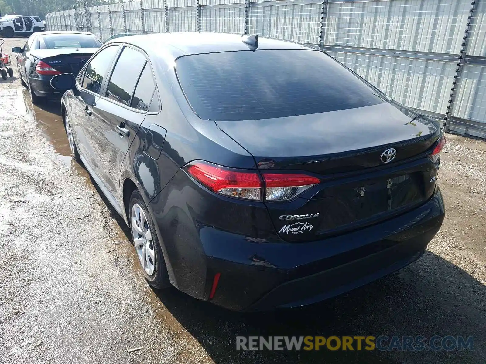 3 Photograph of a damaged car JTDEPRAE8LJ027672 TOYOTA COROLLA 2020