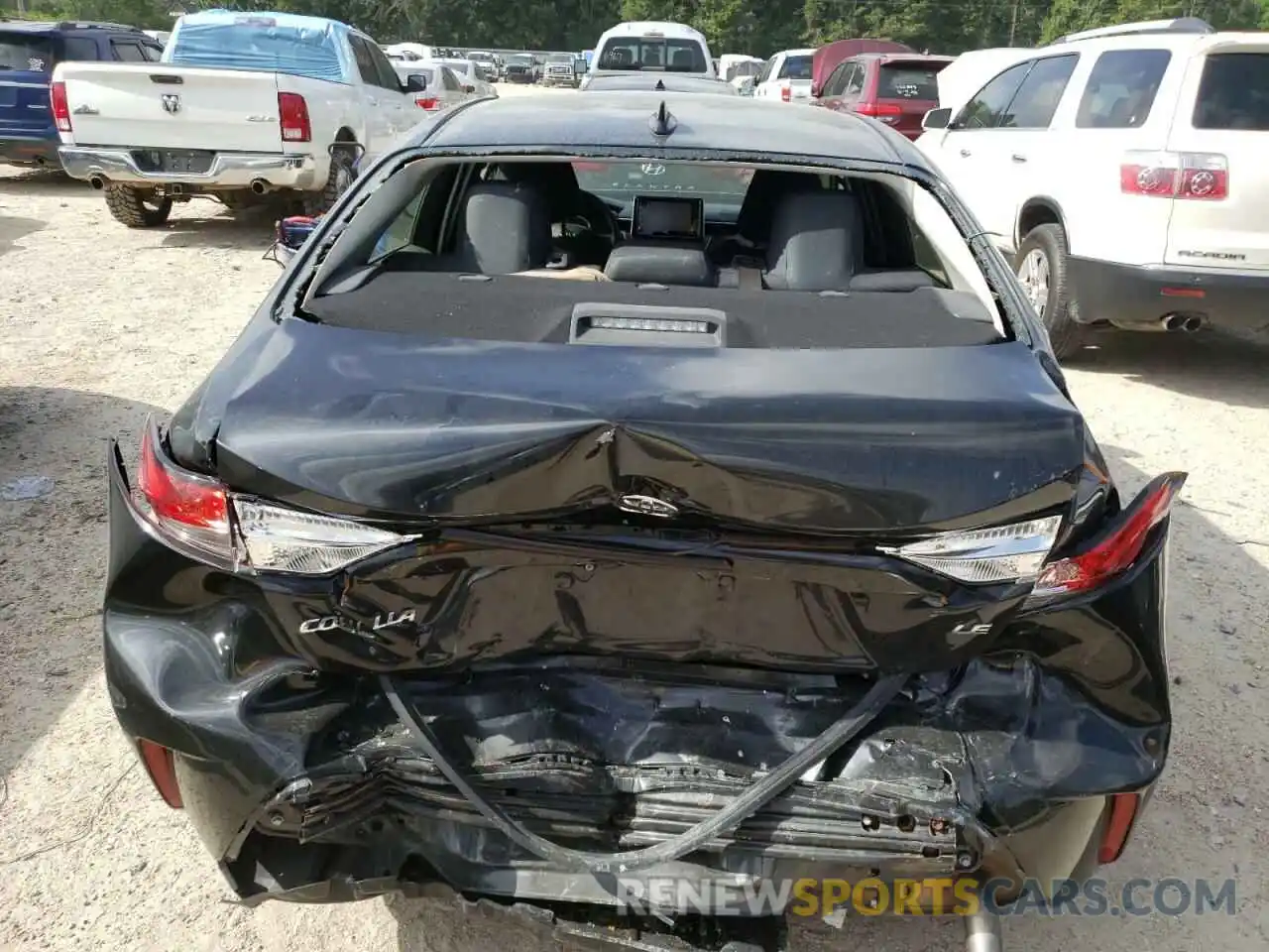 9 Photograph of a damaged car JTDEPRAE8LJ027722 TOYOTA COROLLA 2020