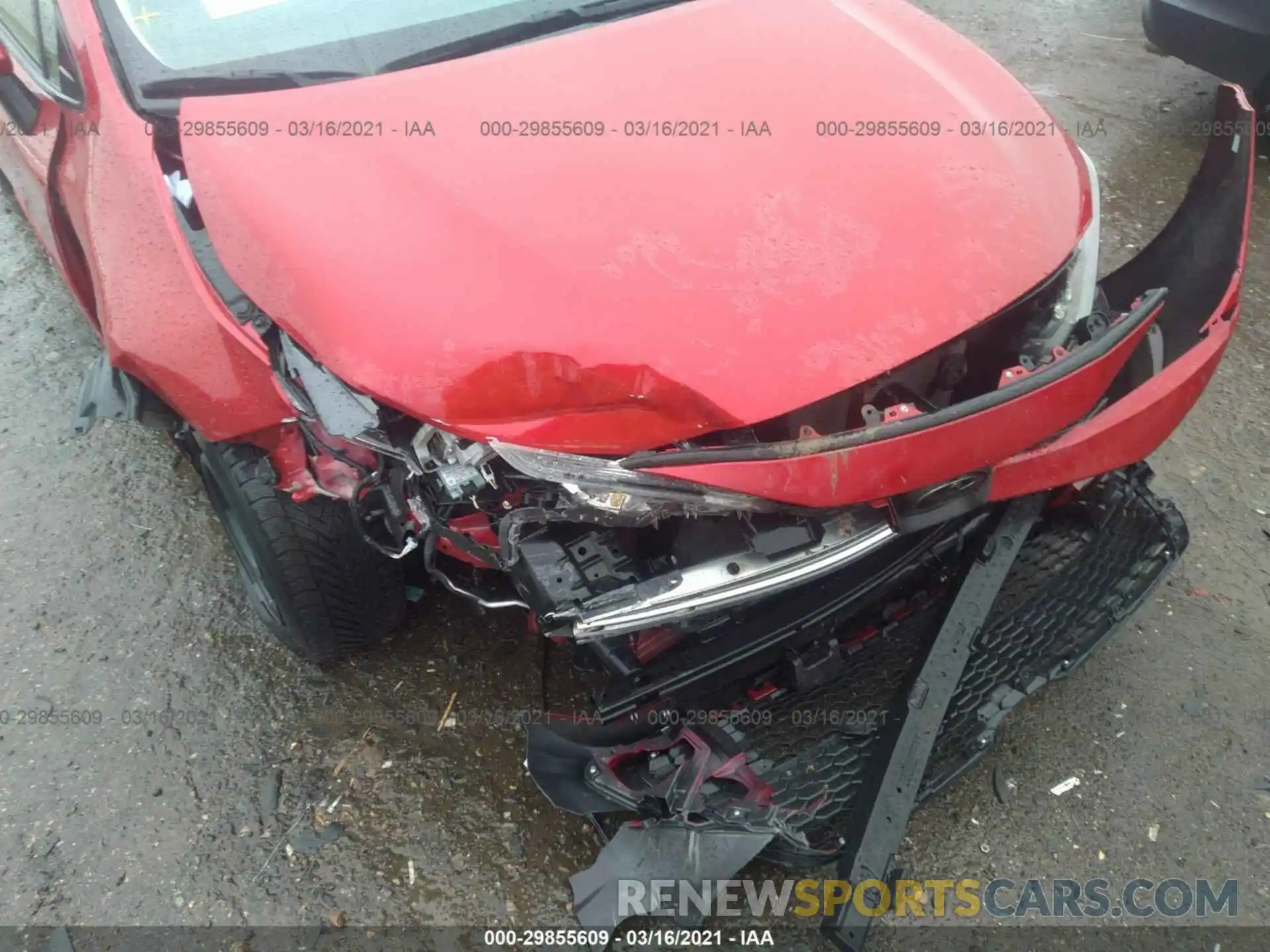 6 Photograph of a damaged car JTDEPRAE8LJ028224 TOYOTA COROLLA 2020