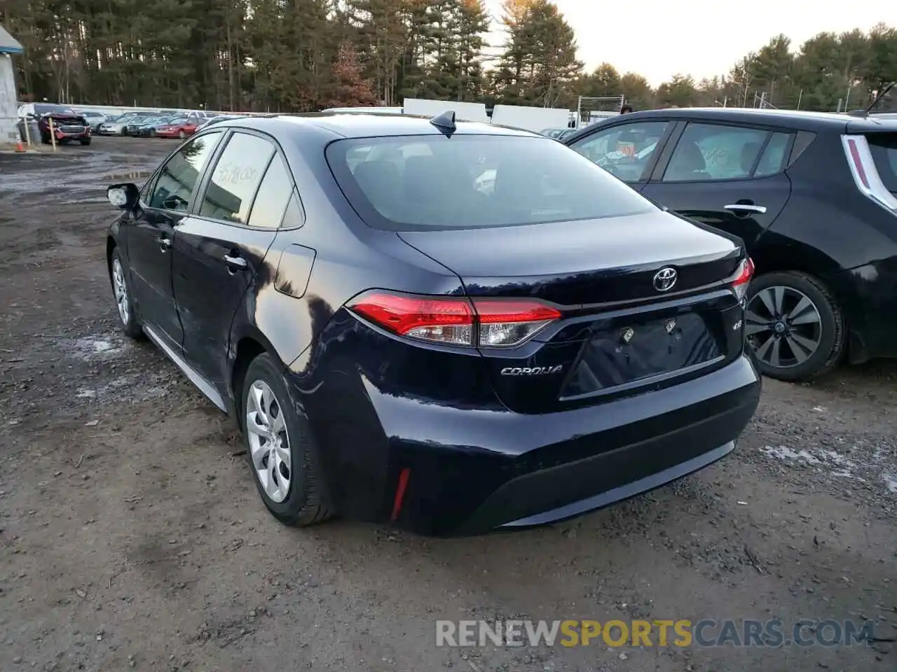 3 Photograph of a damaged car JTDEPRAE8LJ028742 TOYOTA COROLLA 2020