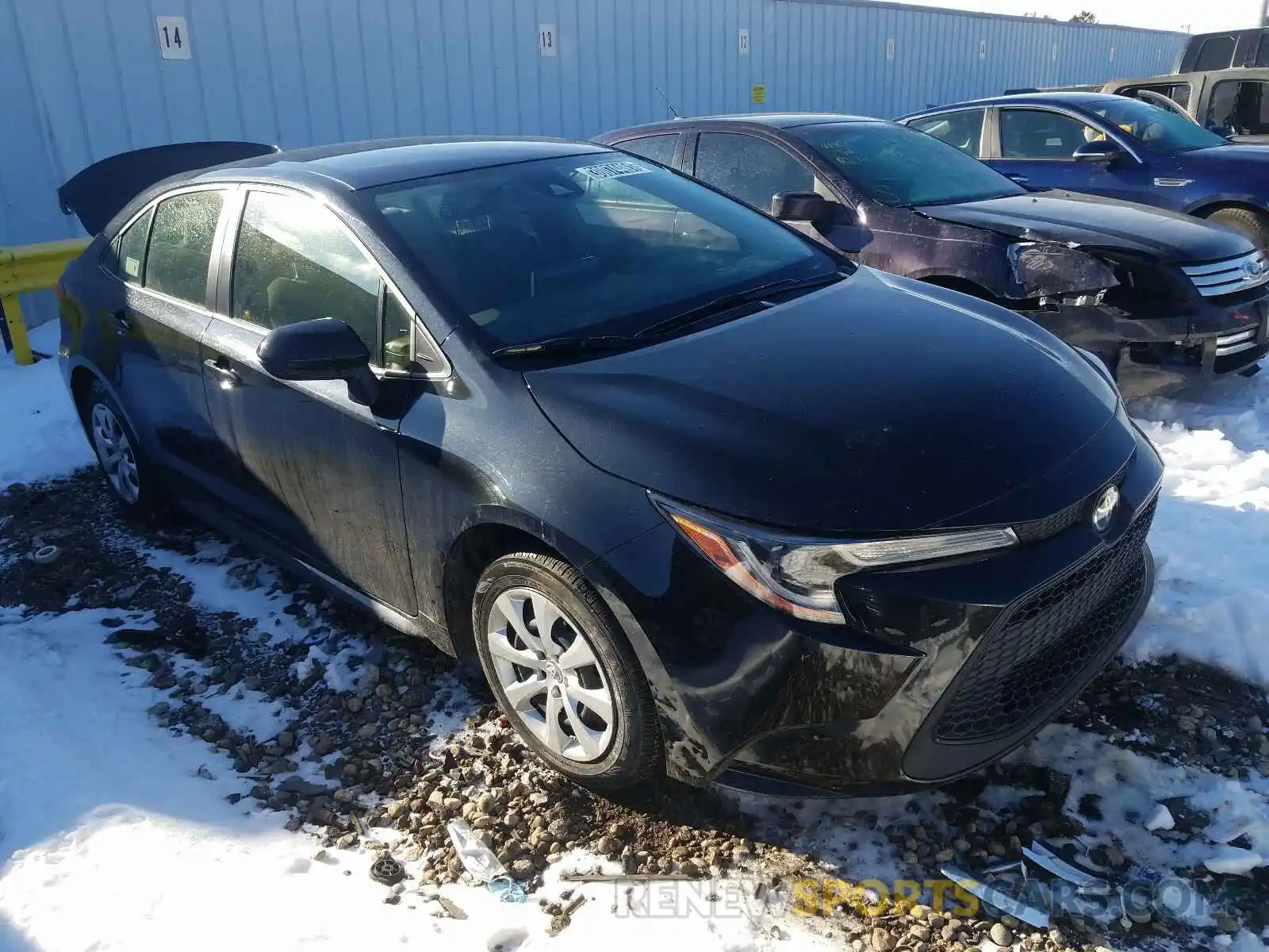 1 Photograph of a damaged car JTDEPRAE8LJ028756 TOYOTA COROLLA 2020