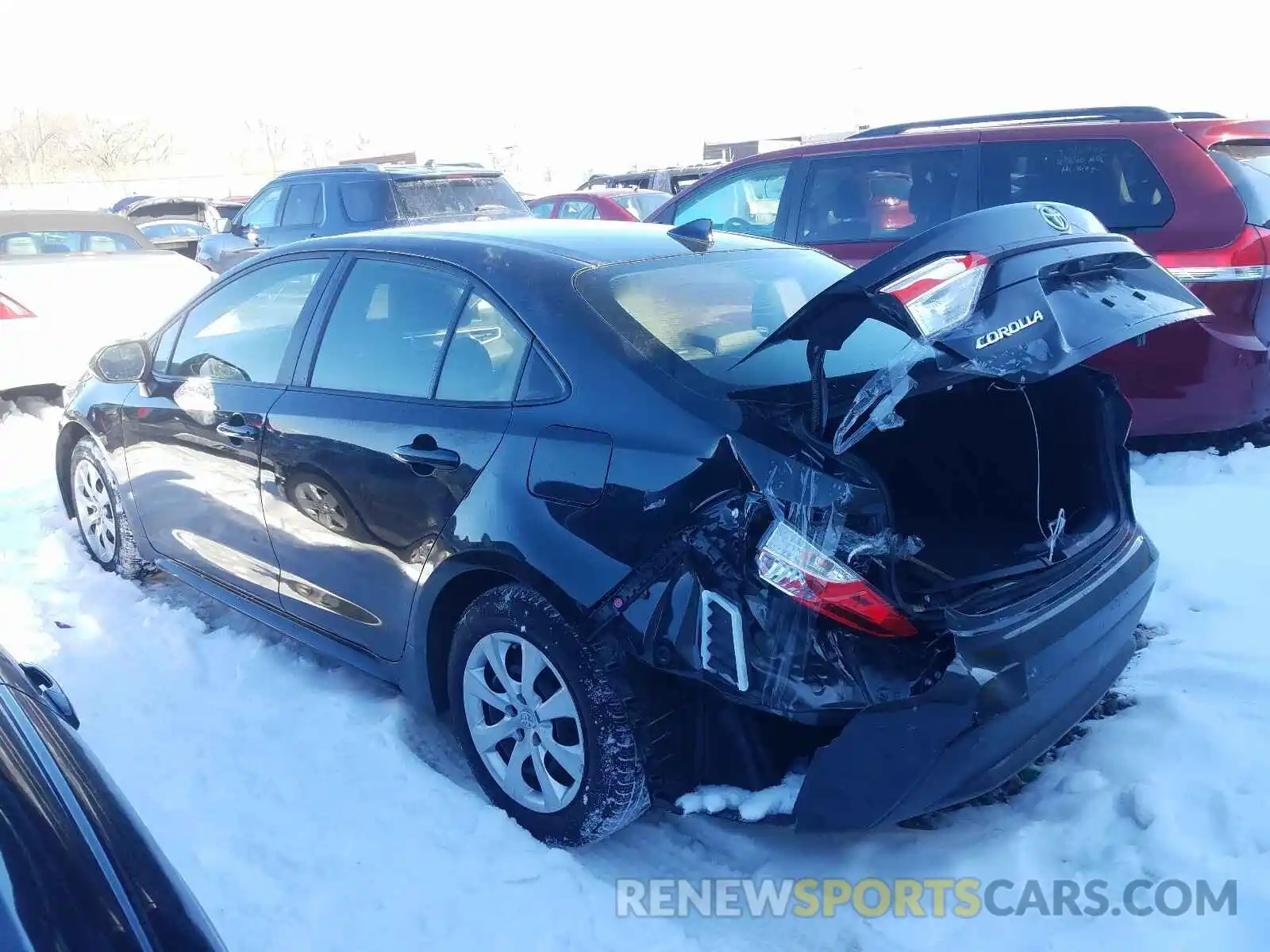 3 Photograph of a damaged car JTDEPRAE8LJ028756 TOYOTA COROLLA 2020