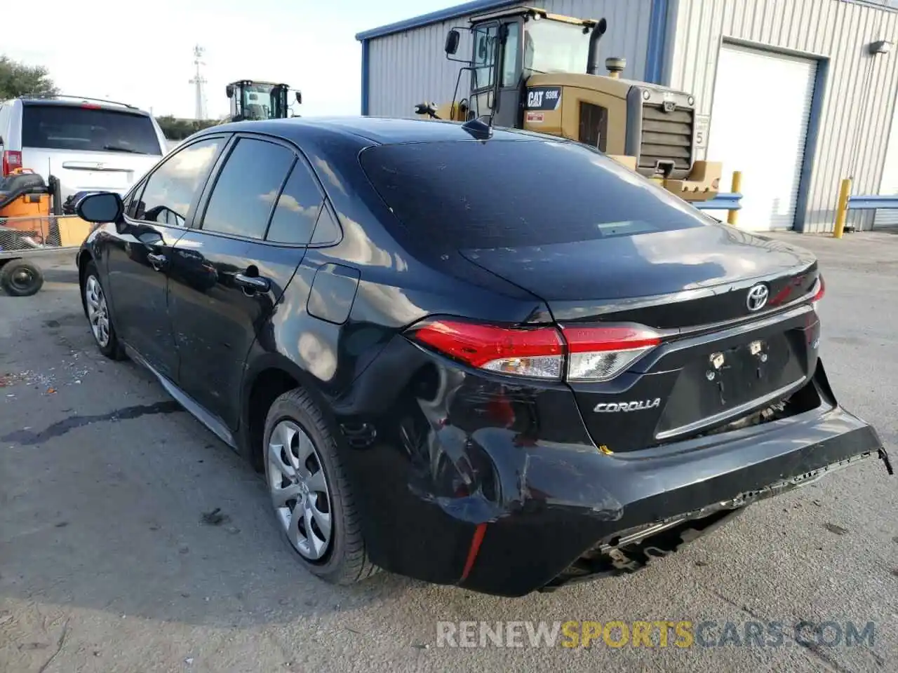 3 Photograph of a damaged car JTDEPRAE8LJ029132 TOYOTA COROLLA 2020