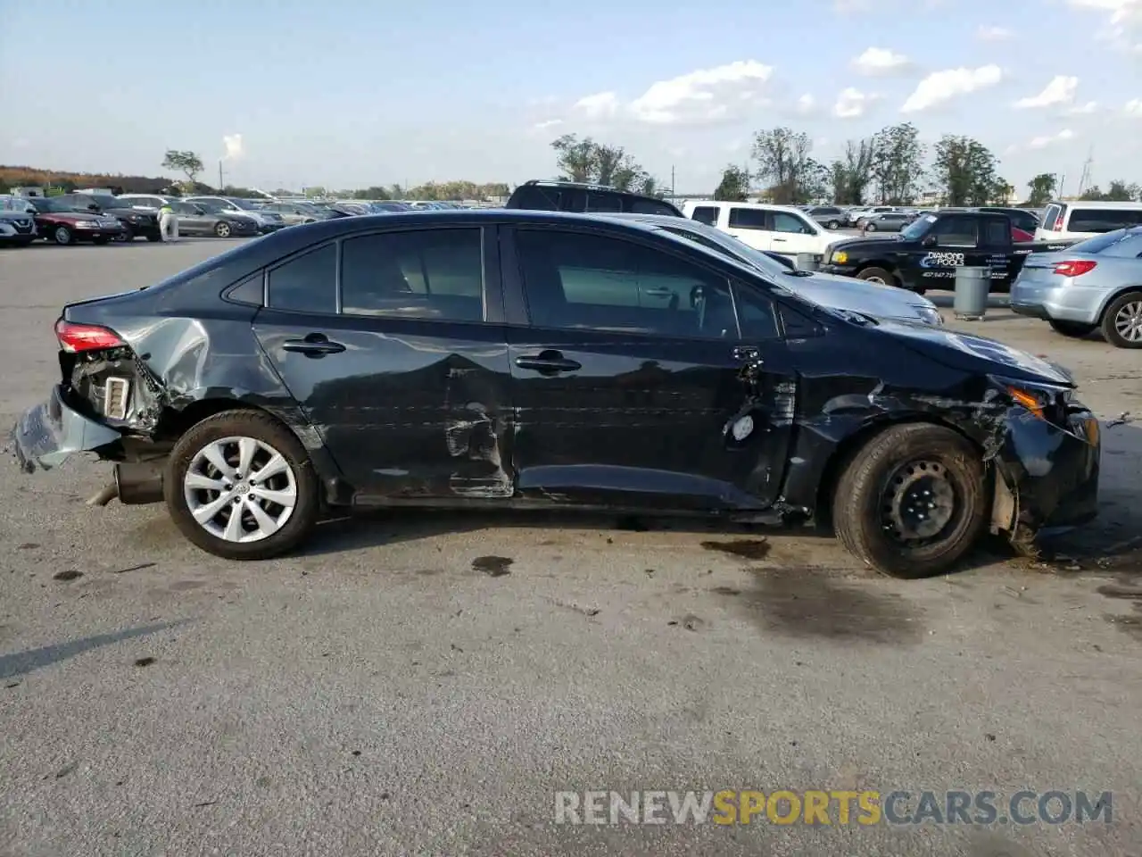 9 Photograph of a damaged car JTDEPRAE8LJ029132 TOYOTA COROLLA 2020