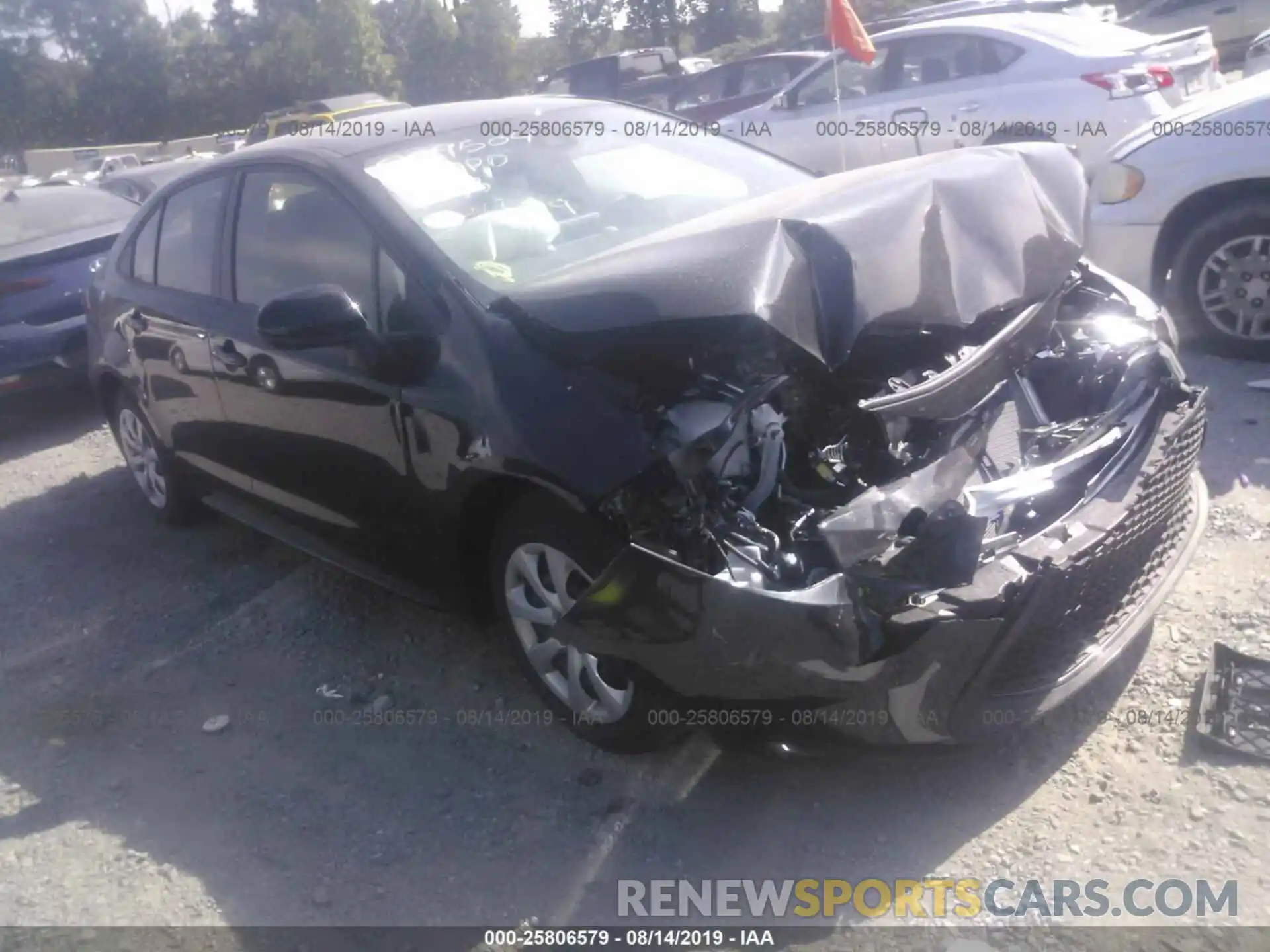 1 Photograph of a damaged car JTDEPRAE8LJ029504 TOYOTA COROLLA 2020