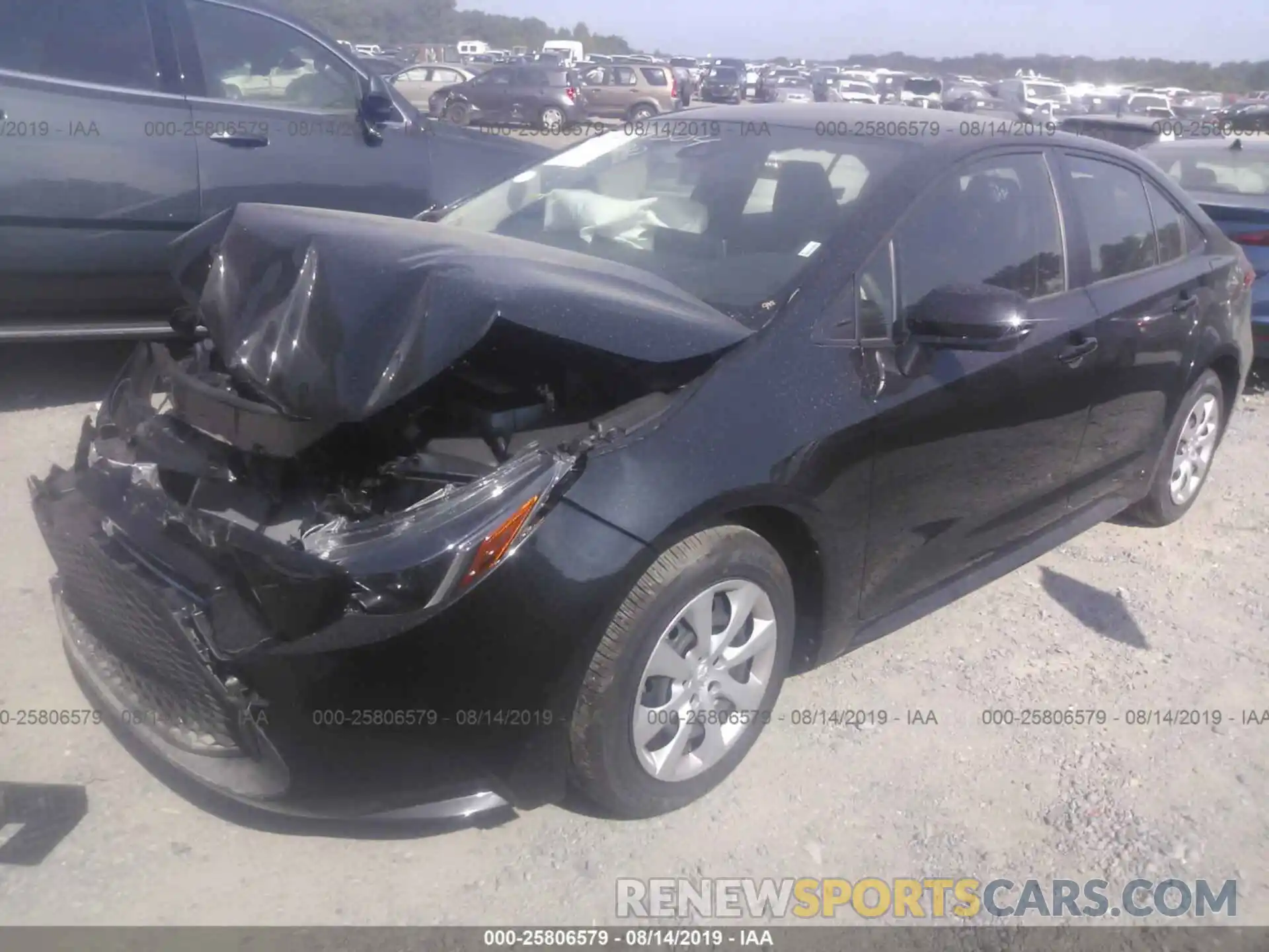 2 Photograph of a damaged car JTDEPRAE8LJ029504 TOYOTA COROLLA 2020