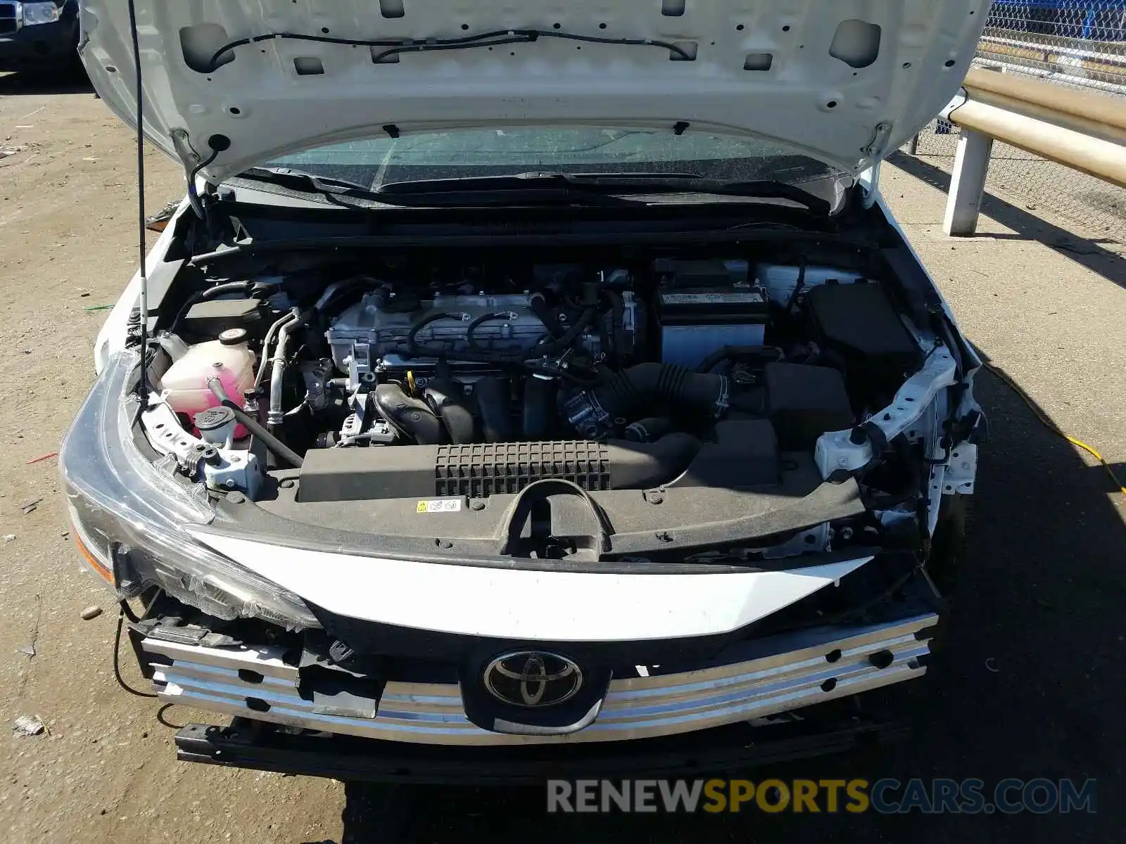 7 Photograph of a damaged car JTDEPRAE8LJ029583 TOYOTA COROLLA 2020