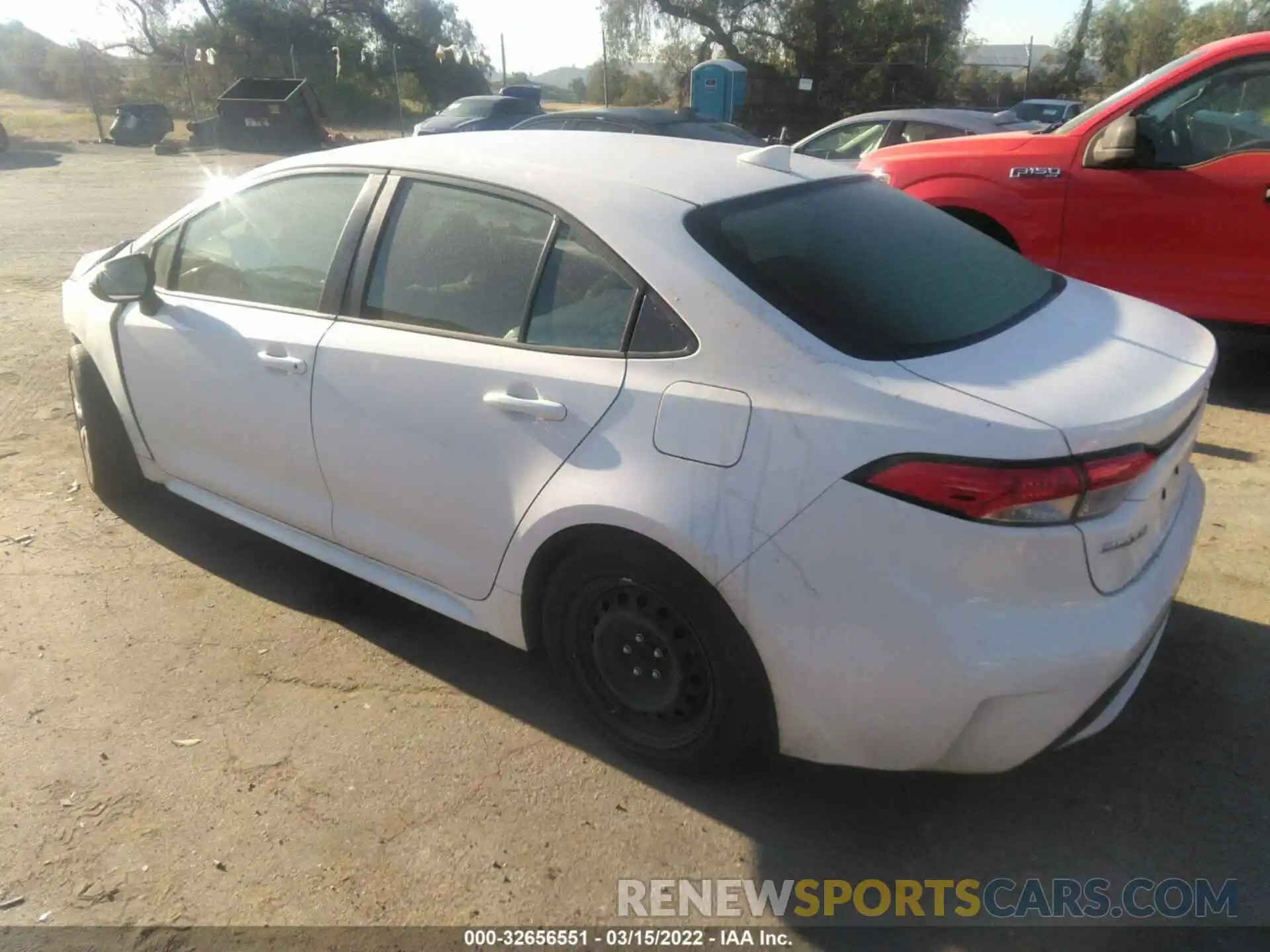 3 Photograph of a damaged car JTDEPRAE8LJ029843 TOYOTA COROLLA 2020