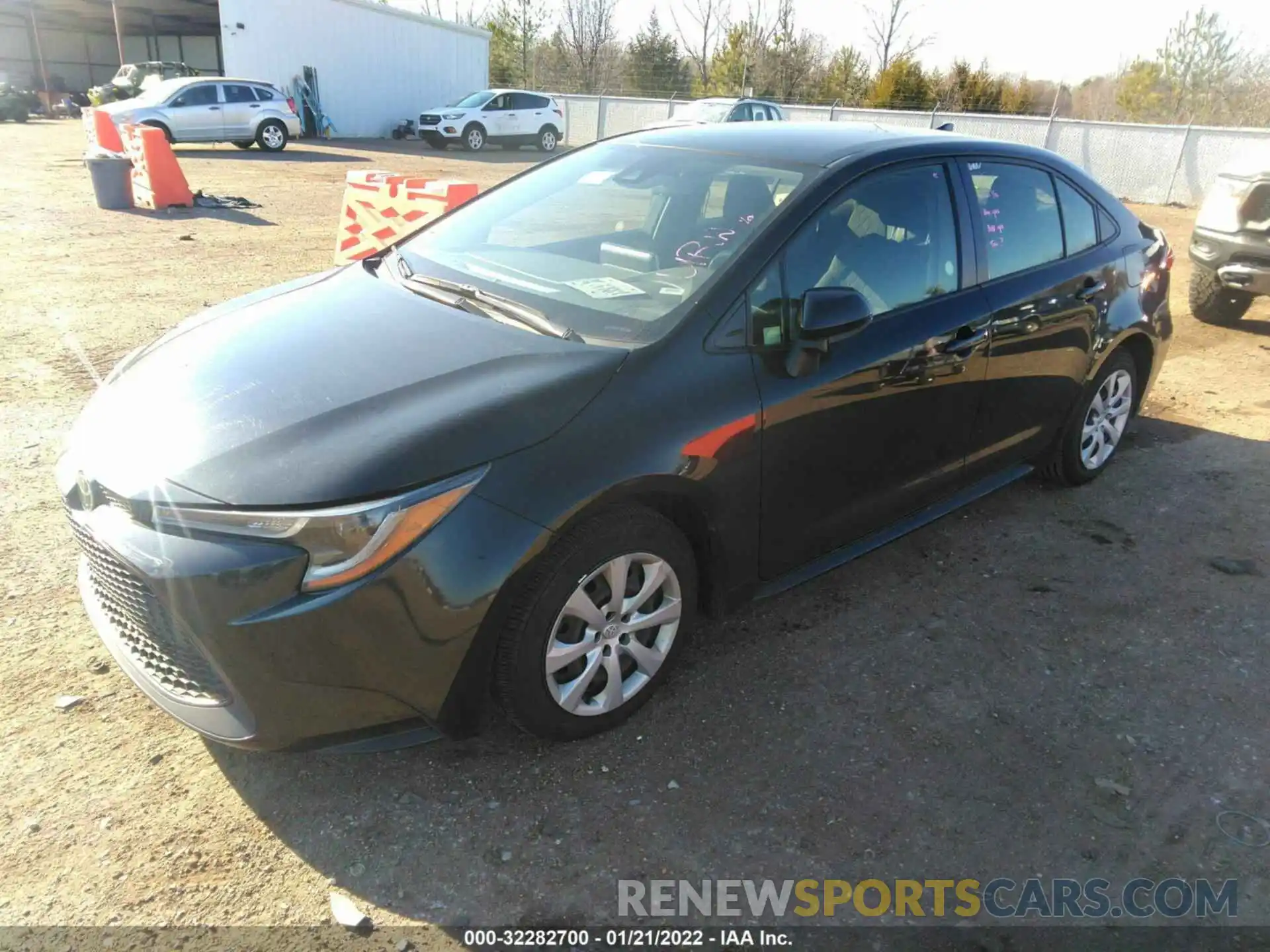 2 Photograph of a damaged car JTDEPRAE8LJ029938 TOYOTA COROLLA 2020