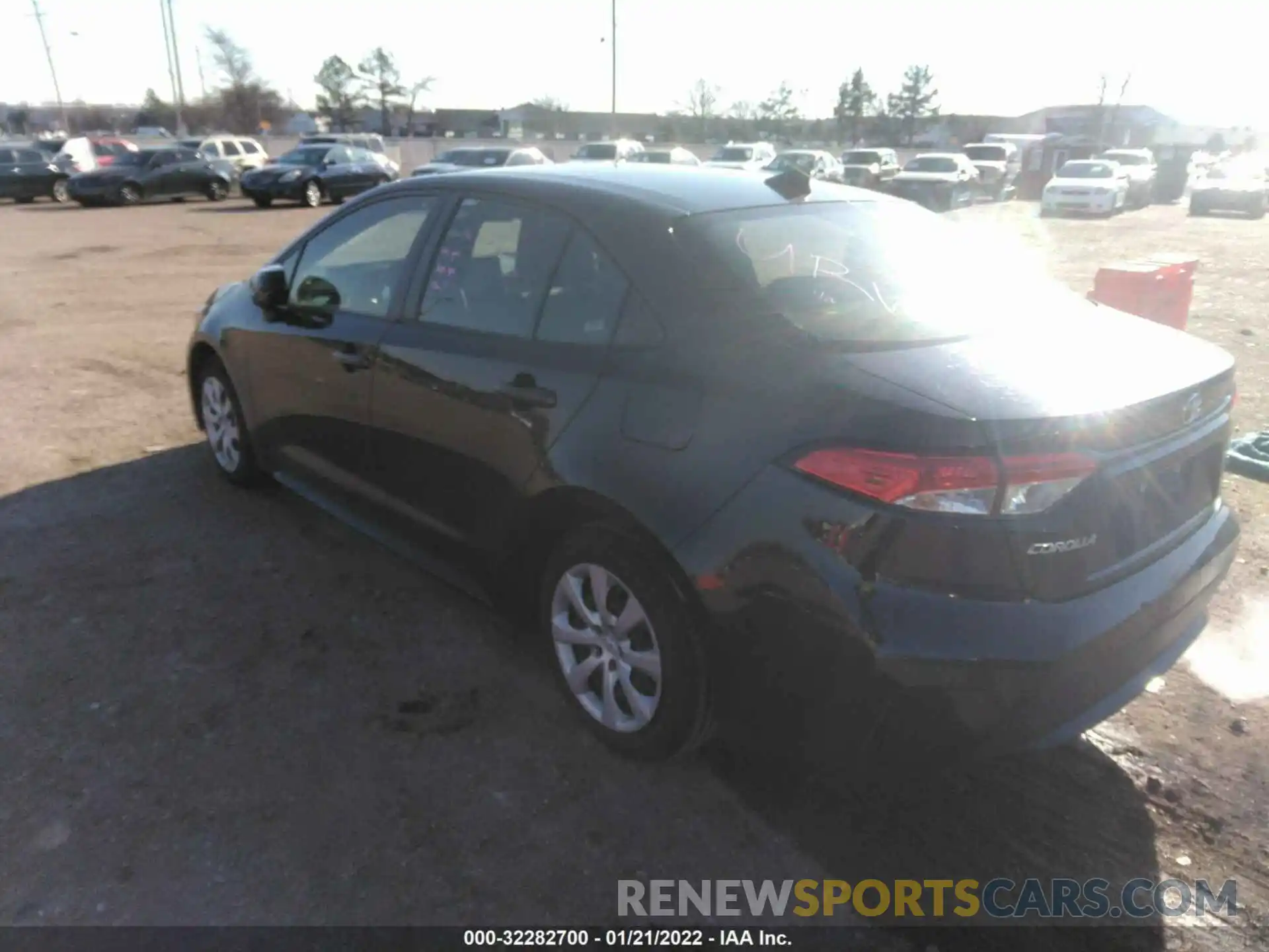 3 Photograph of a damaged car JTDEPRAE8LJ029938 TOYOTA COROLLA 2020