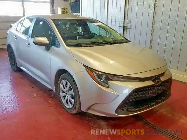 1 Photograph of a damaged car JTDEPRAE8LJ029955 TOYOTA COROLLA 2020