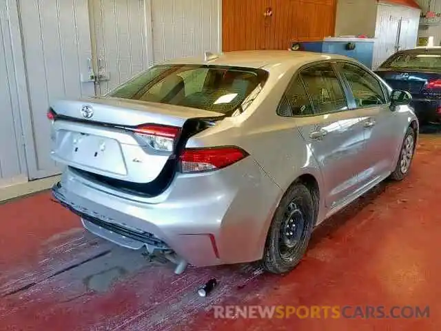 4 Photograph of a damaged car JTDEPRAE8LJ029955 TOYOTA COROLLA 2020