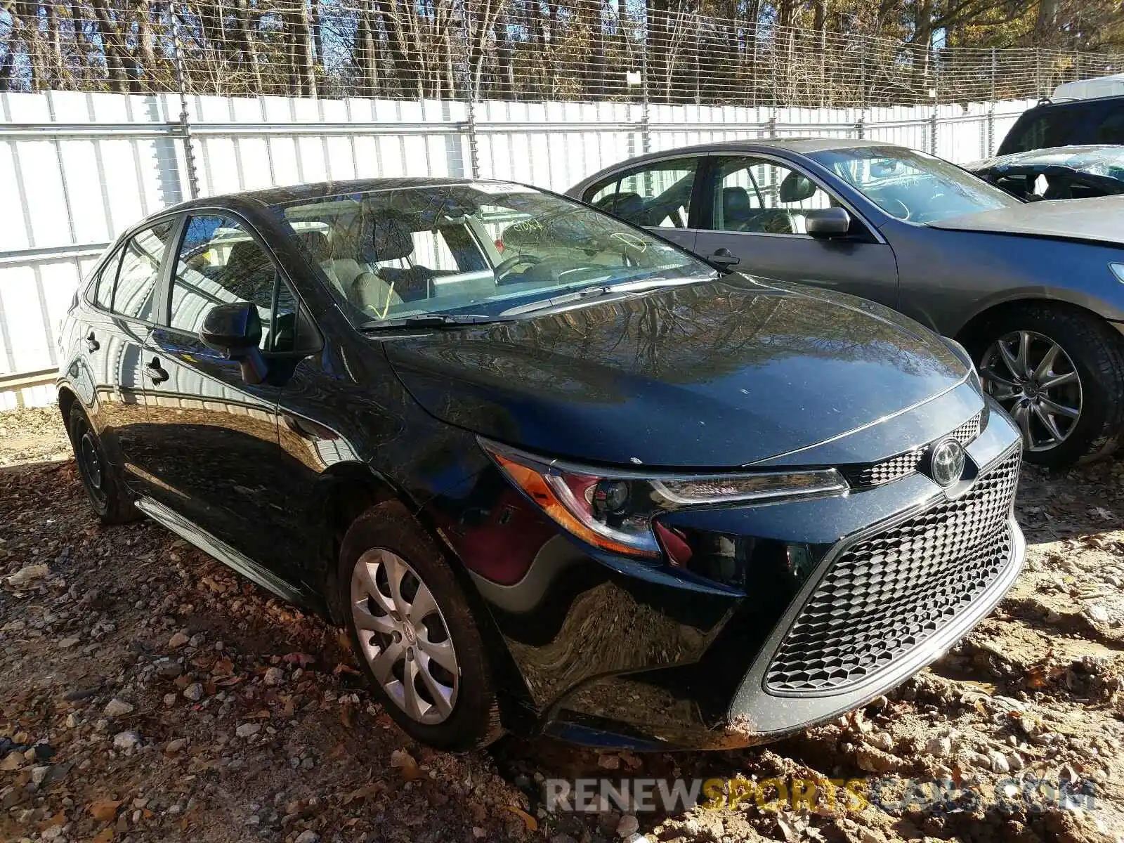 1 Photograph of a damaged car JTDEPRAE8LJ030281 TOYOTA COROLLA 2020