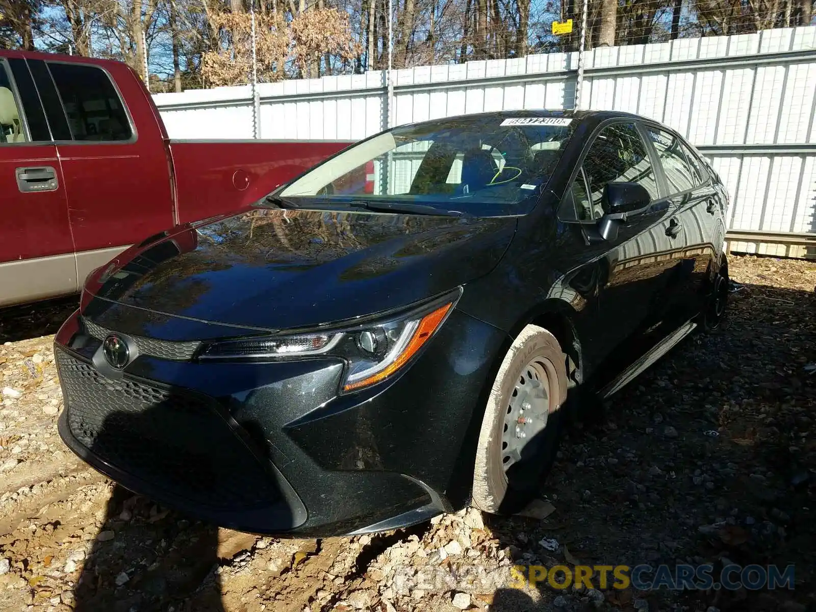 2 Photograph of a damaged car JTDEPRAE8LJ030281 TOYOTA COROLLA 2020