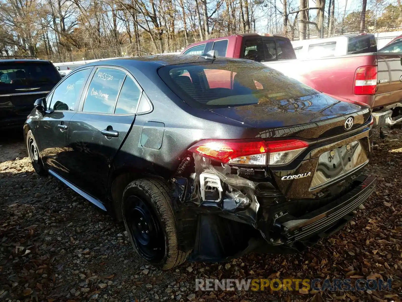 3 Photograph of a damaged car JTDEPRAE8LJ030281 TOYOTA COROLLA 2020