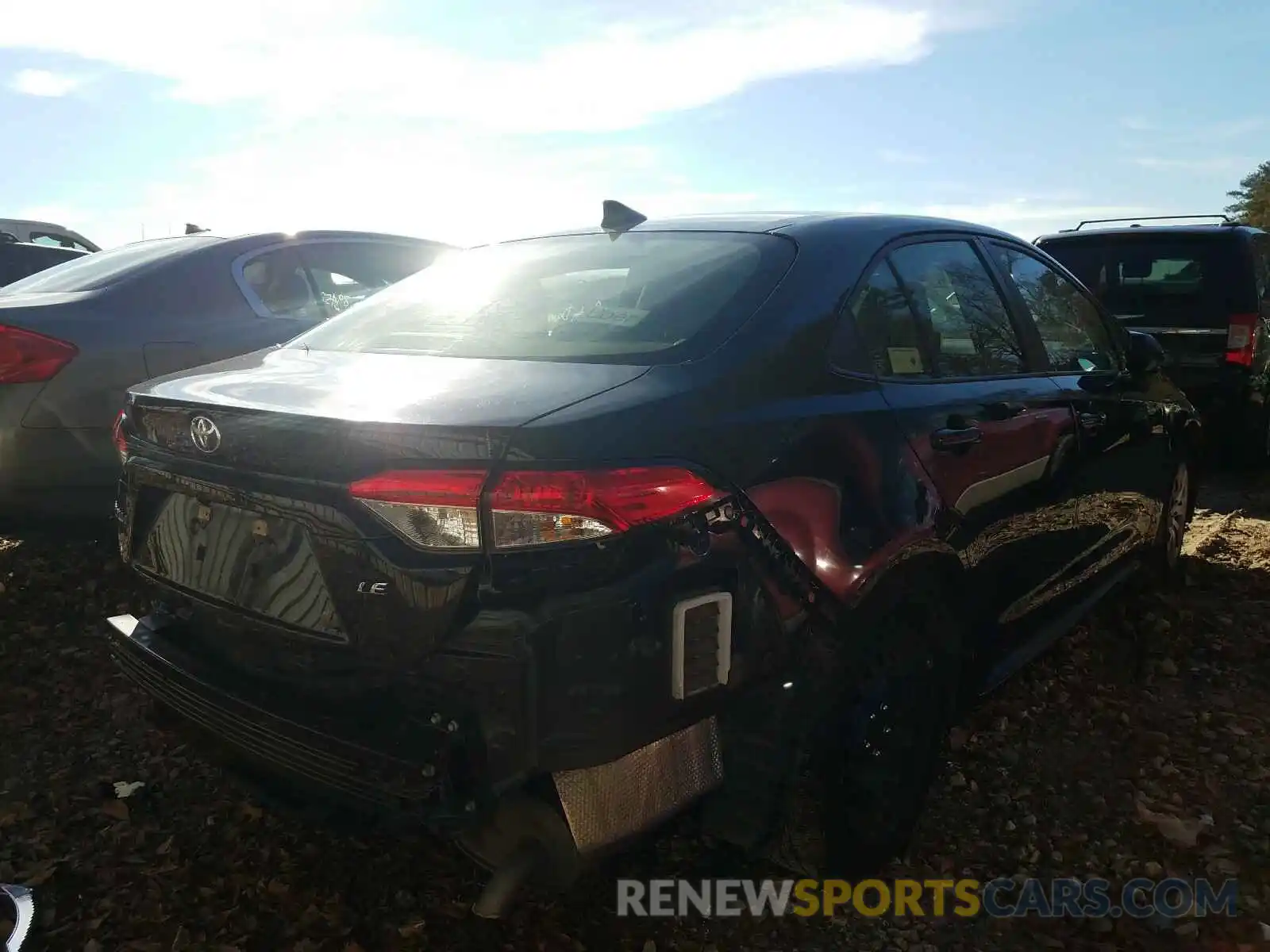 4 Photograph of a damaged car JTDEPRAE8LJ030281 TOYOTA COROLLA 2020