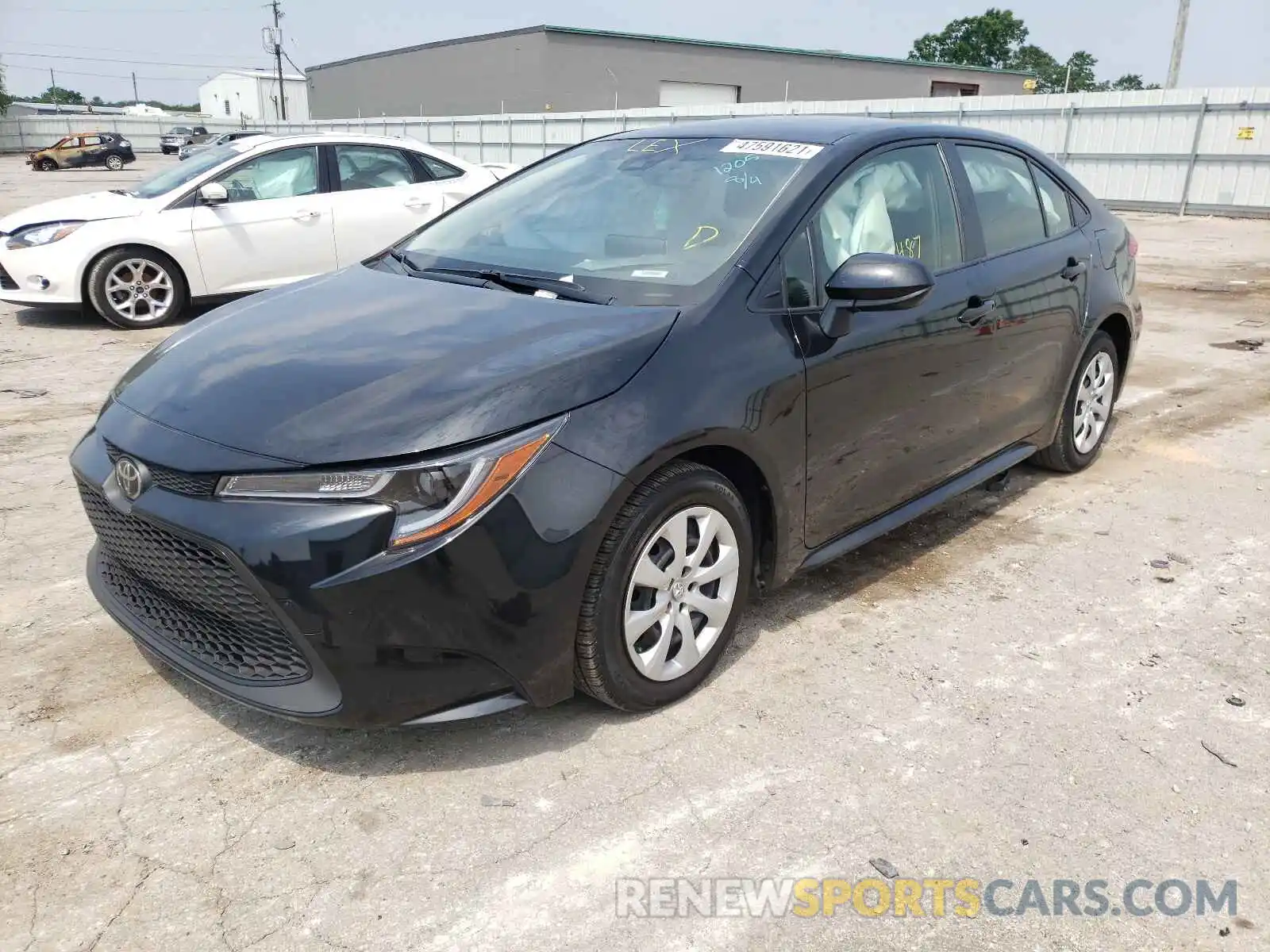 2 Photograph of a damaged car JTDEPRAE8LJ031205 TOYOTA COROLLA 2020