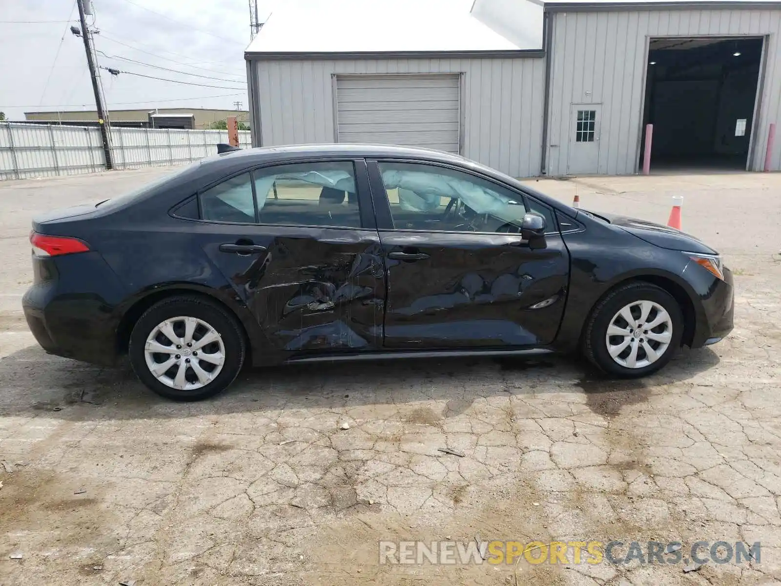 9 Photograph of a damaged car JTDEPRAE8LJ031205 TOYOTA COROLLA 2020