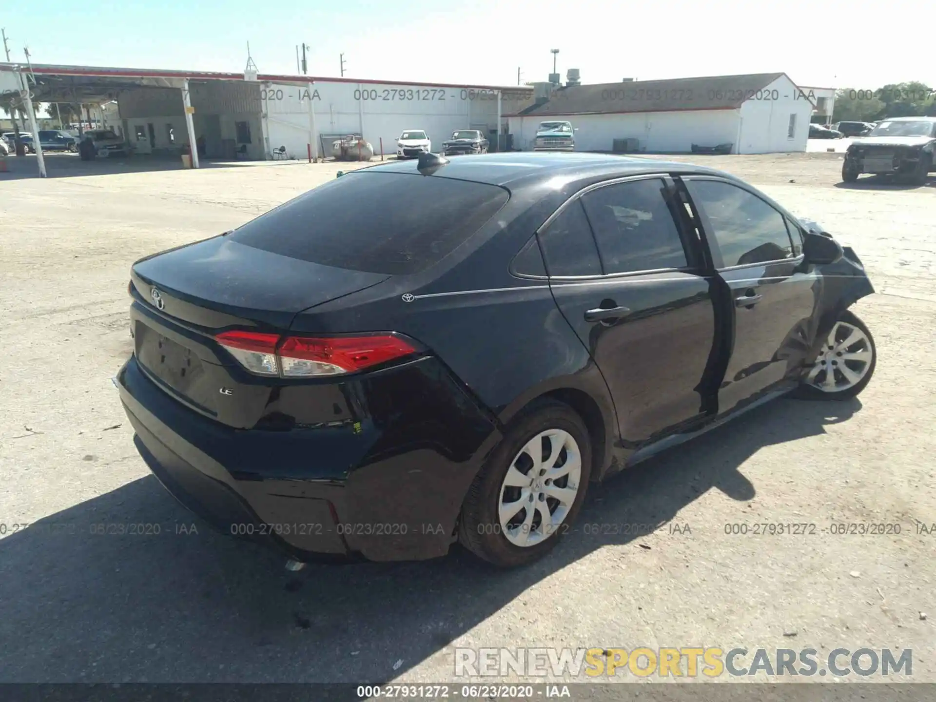 4 Photograph of a damaged car JTDEPRAE8LJ032063 TOYOTA COROLLA 2020