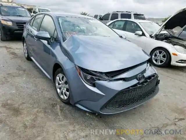 1 Photograph of a damaged car JTDEPRAE8LJ032080 TOYOTA COROLLA 2020