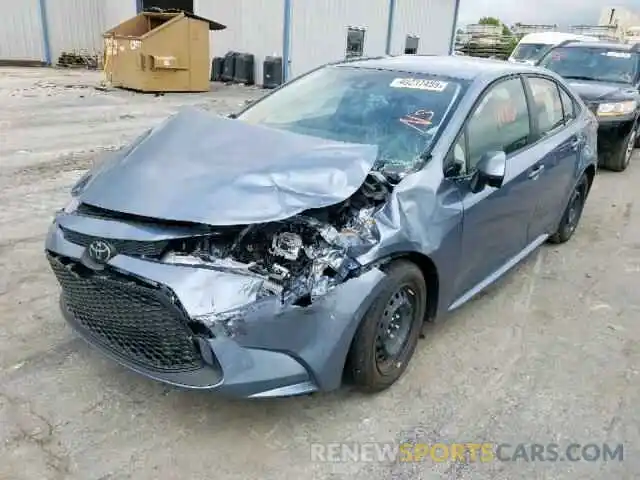 2 Photograph of a damaged car JTDEPRAE8LJ032080 TOYOTA COROLLA 2020