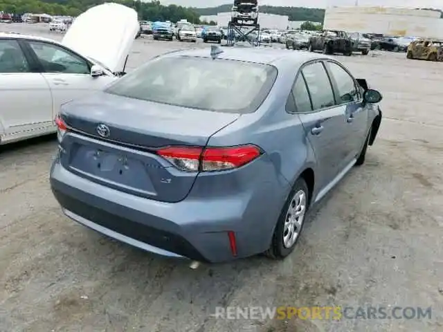 4 Photograph of a damaged car JTDEPRAE8LJ032080 TOYOTA COROLLA 2020