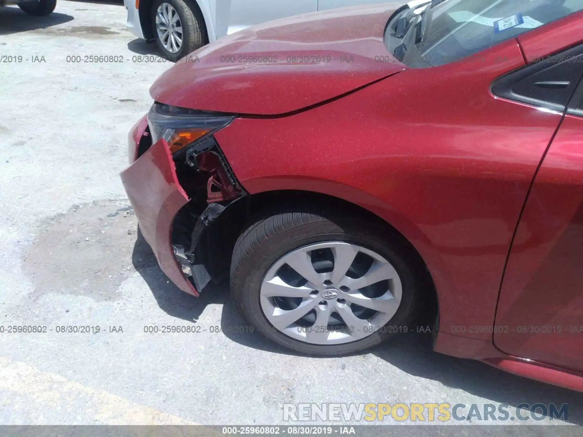 6 Photograph of a damaged car JTDEPRAE8LJ032404 TOYOTA COROLLA 2020