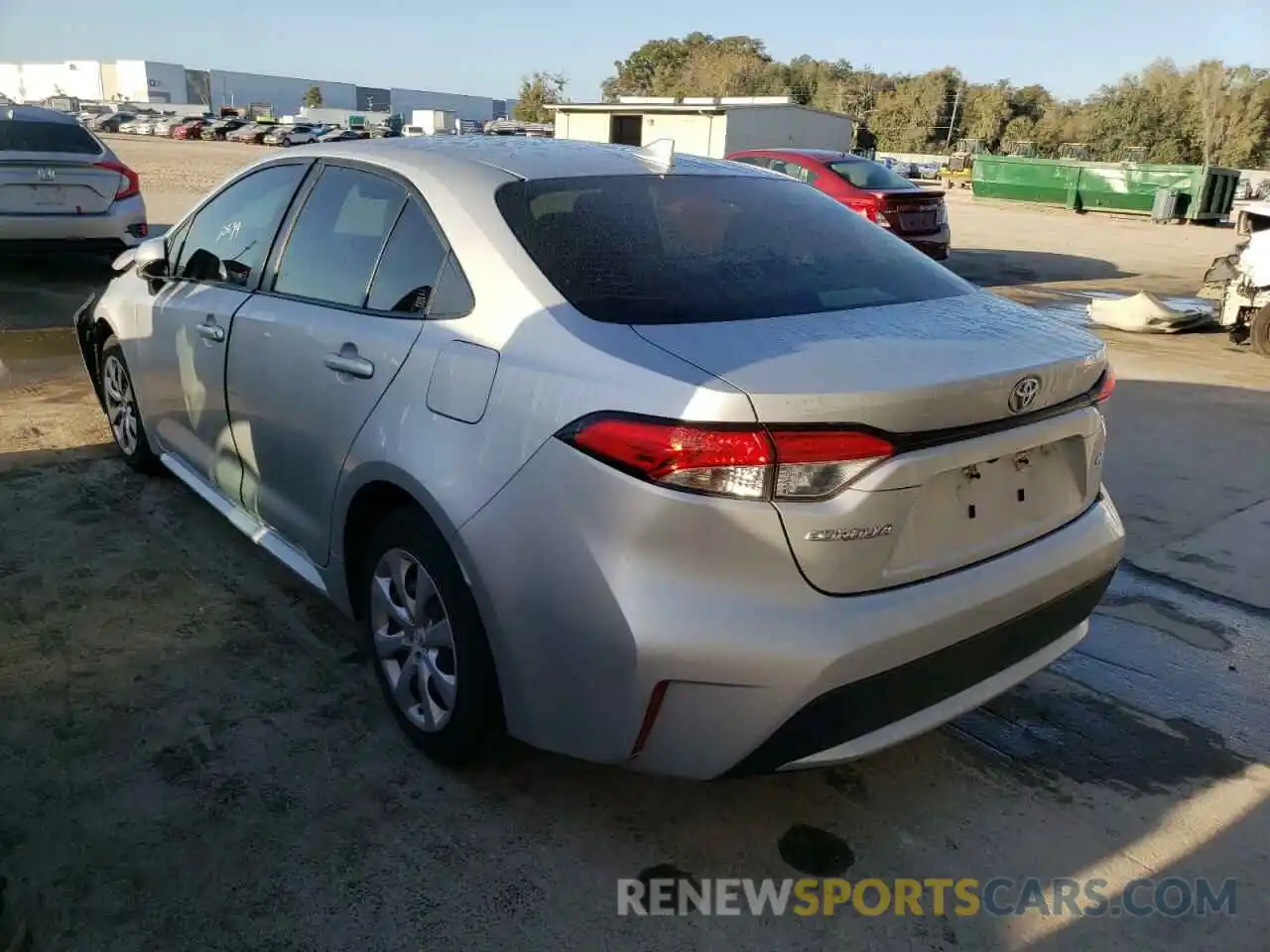 3 Photograph of a damaged car JTDEPRAE8LJ032757 TOYOTA COROLLA 2020