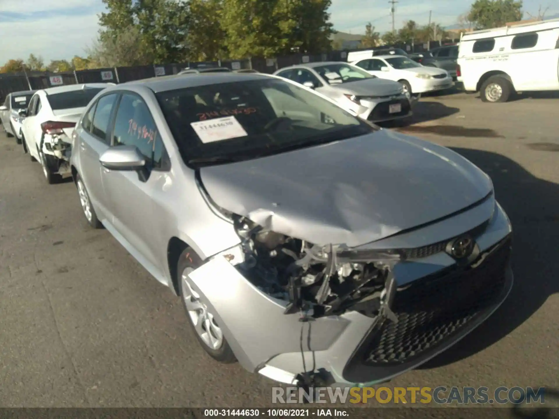 6 Photograph of a damaged car JTDEPRAE8LJ032886 TOYOTA COROLLA 2020