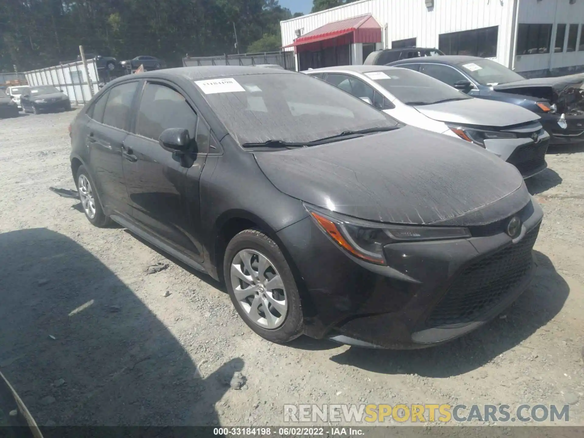 1 Photograph of a damaged car JTDEPRAE8LJ033567 TOYOTA COROLLA 2020