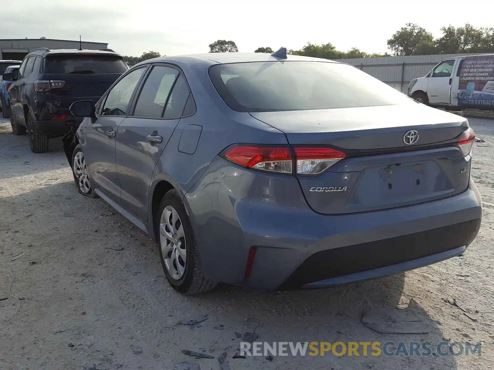 3 Photograph of a damaged car JTDEPRAE8LJ034346 TOYOTA COROLLA 2020