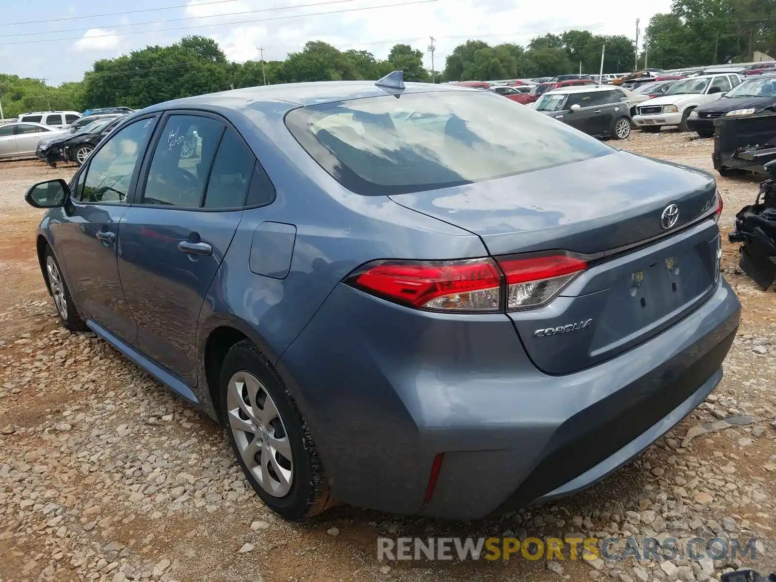 3 Photograph of a damaged car JTDEPRAE8LJ034427 TOYOTA COROLLA 2020