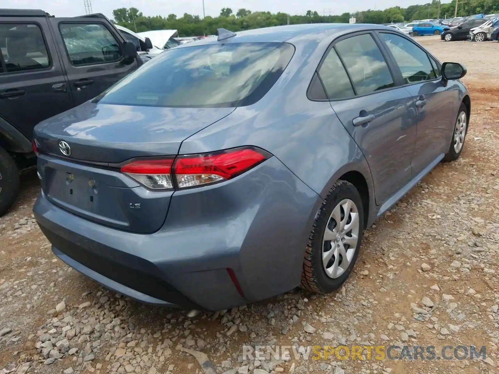 4 Photograph of a damaged car JTDEPRAE8LJ034427 TOYOTA COROLLA 2020