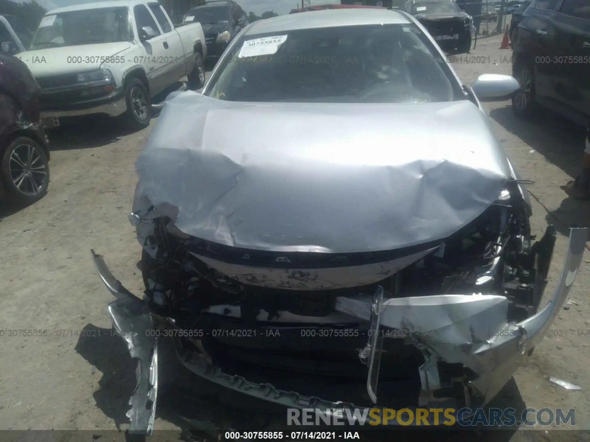 6 Photograph of a damaged car JTDEPRAE8LJ034556 TOYOTA COROLLA 2020