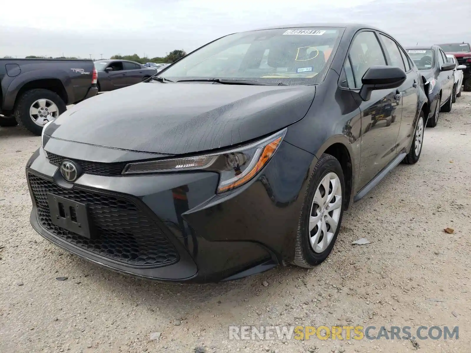 2 Photograph of a damaged car JTDEPRAE8LJ034640 TOYOTA COROLLA 2020