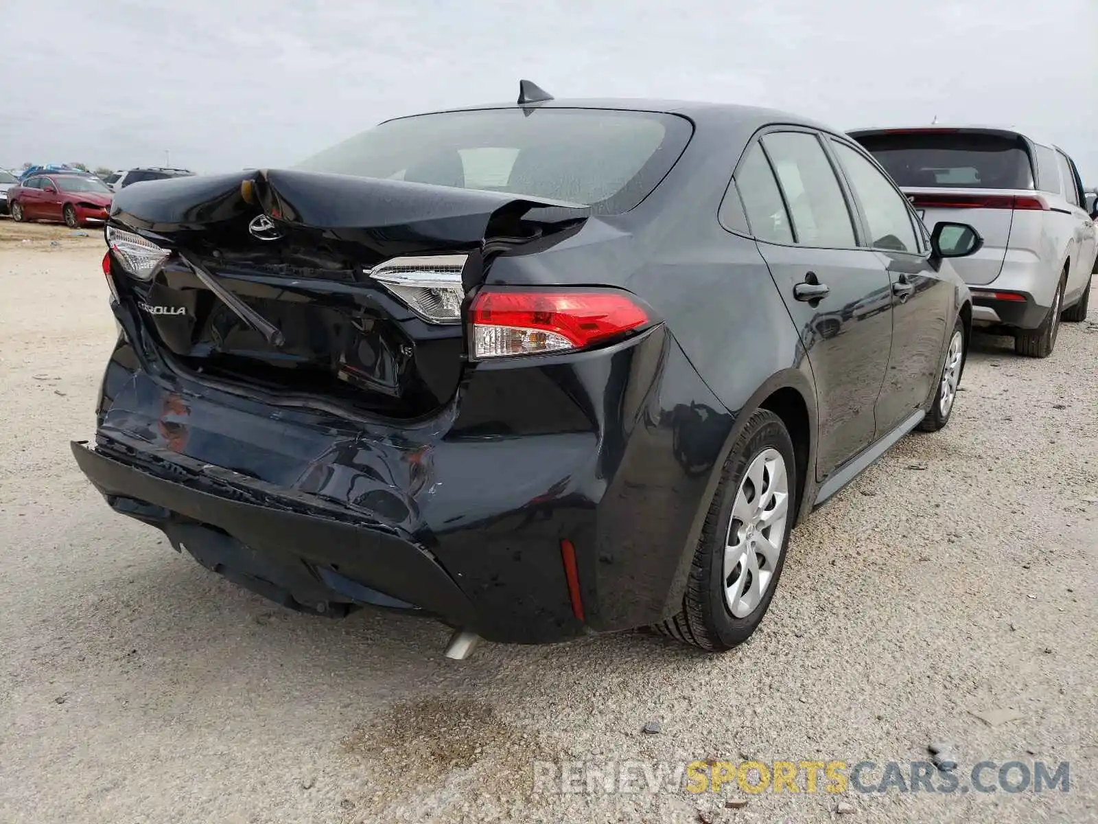 4 Photograph of a damaged car JTDEPRAE8LJ034640 TOYOTA COROLLA 2020