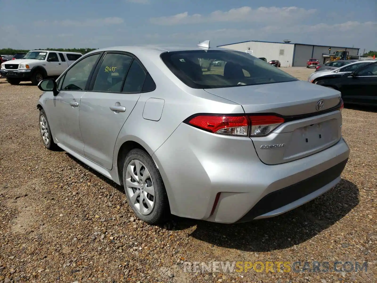 3 Photograph of a damaged car JTDEPRAE8LJ035352 TOYOTA COROLLA 2020