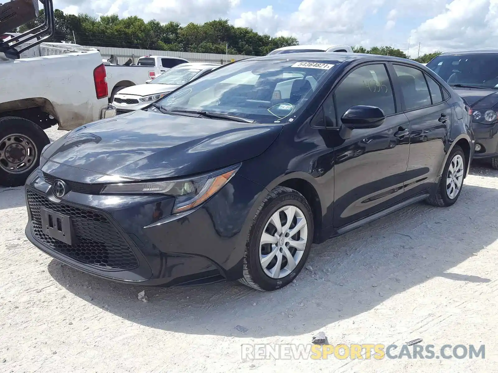 2 Photograph of a damaged car JTDEPRAE8LJ035447 TOYOTA COROLLA 2020