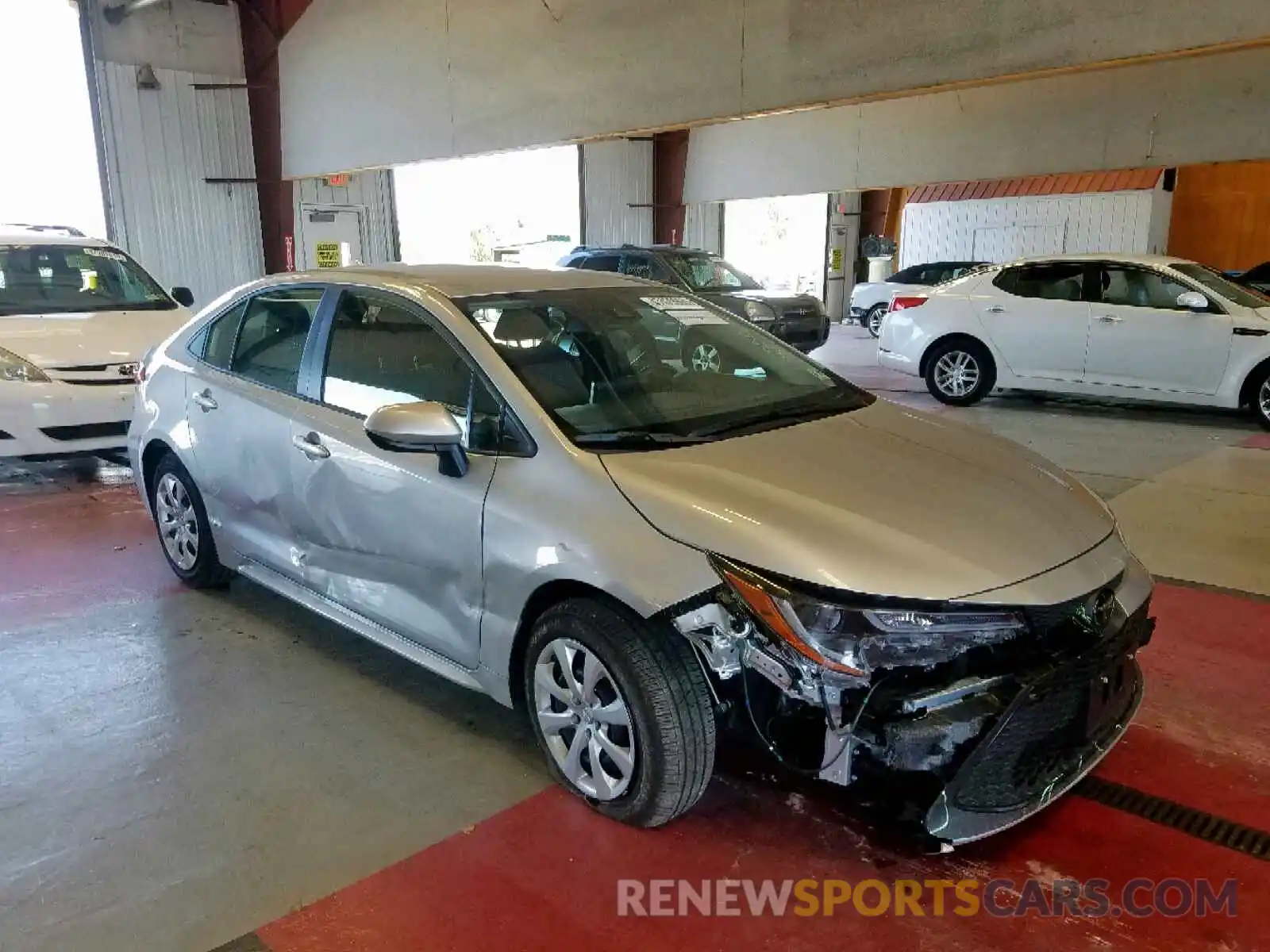 1 Photograph of a damaged car JTDEPRAE8LJ036520 TOYOTA COROLLA 2020