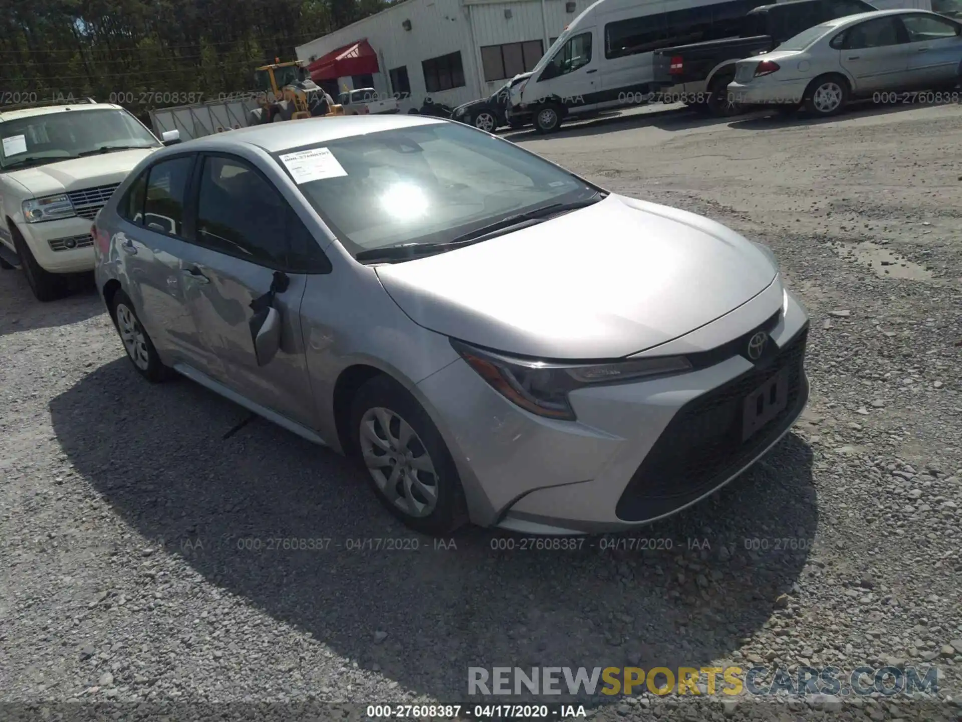 1 Photograph of a damaged car JTDEPRAE8LJ037490 TOYOTA COROLLA 2020