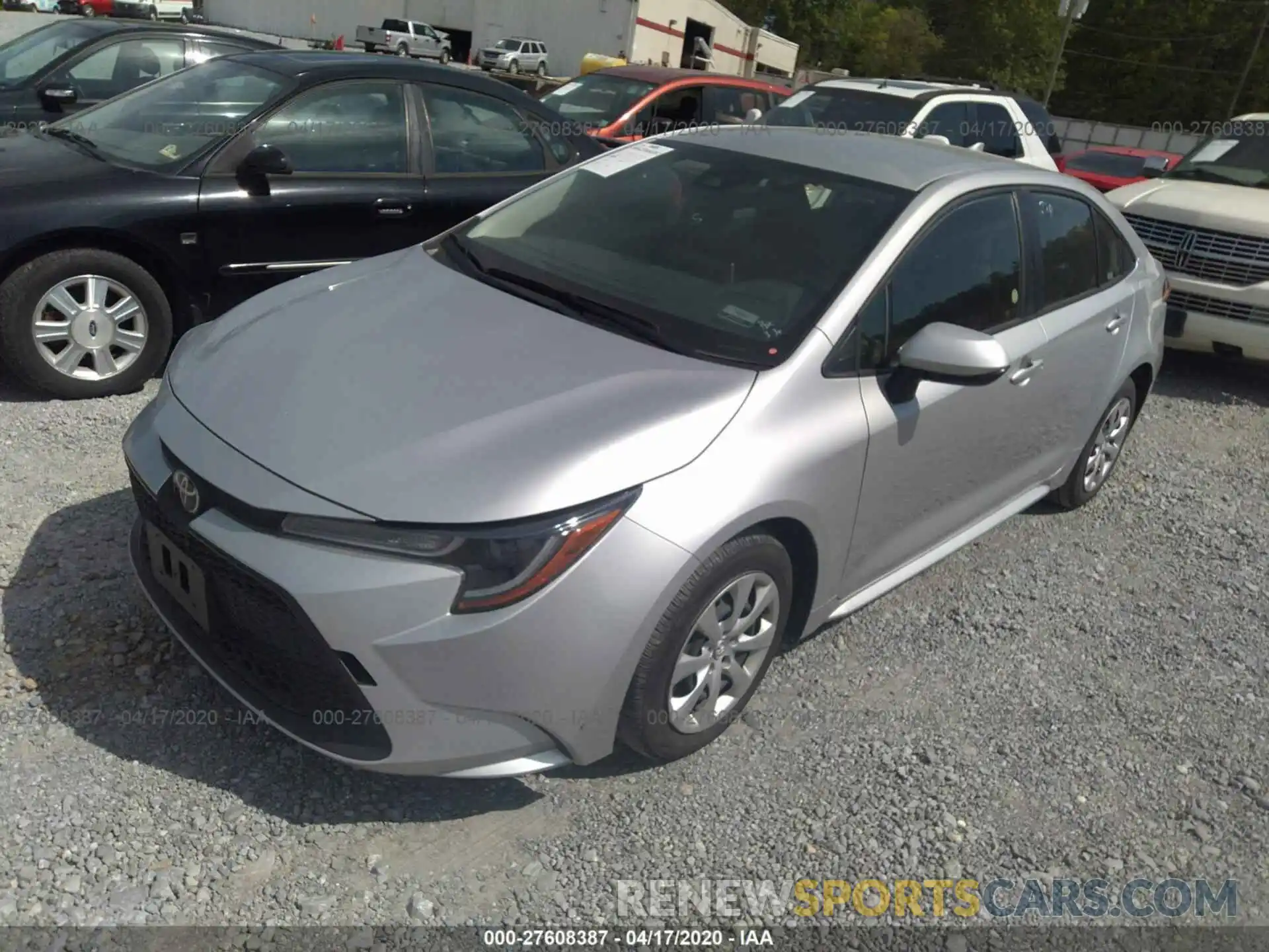 2 Photograph of a damaged car JTDEPRAE8LJ037490 TOYOTA COROLLA 2020