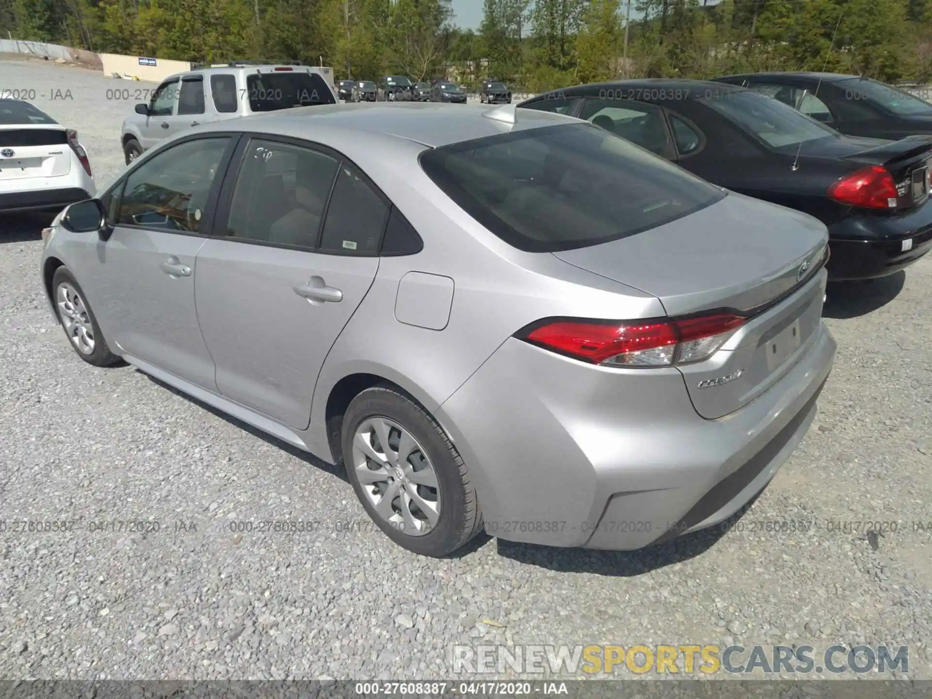 3 Photograph of a damaged car JTDEPRAE8LJ037490 TOYOTA COROLLA 2020