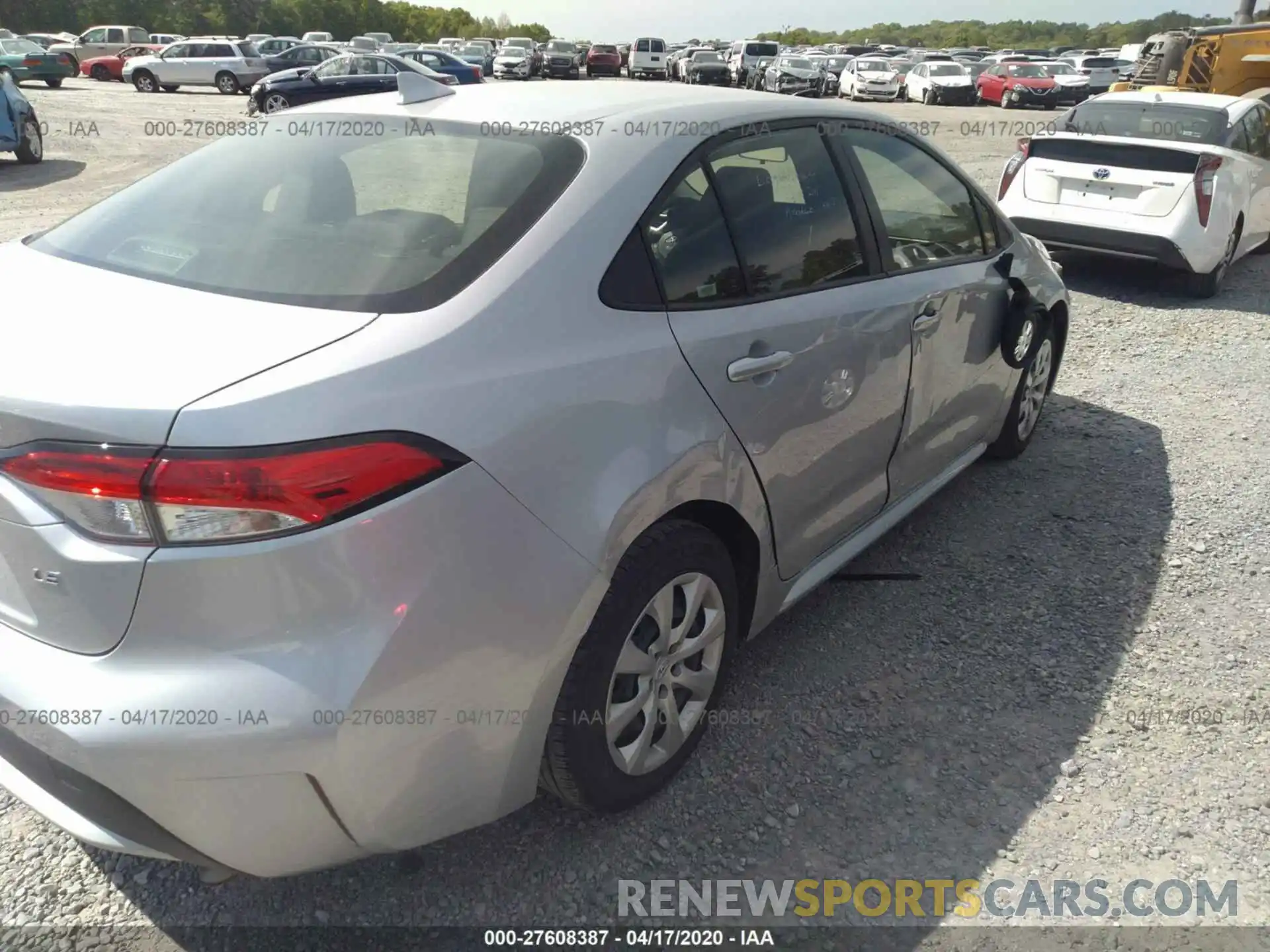 6 Photograph of a damaged car JTDEPRAE8LJ037490 TOYOTA COROLLA 2020