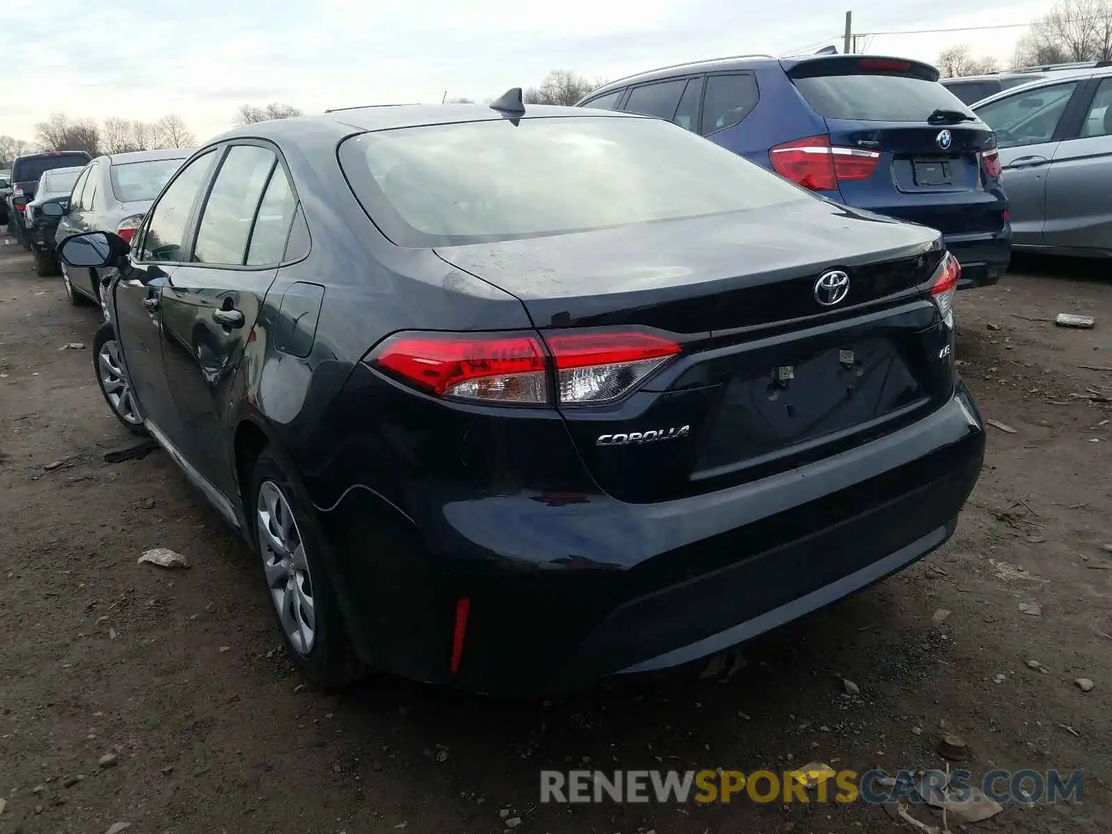 3 Photograph of a damaged car JTDEPRAE8LJ037571 TOYOTA COROLLA 2020