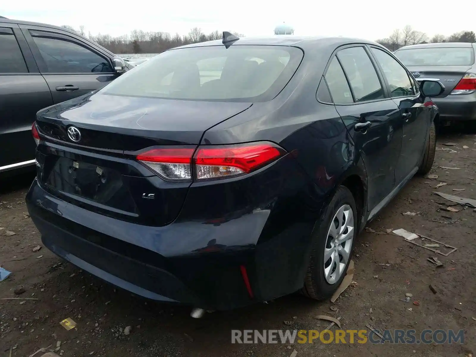 4 Photograph of a damaged car JTDEPRAE8LJ037571 TOYOTA COROLLA 2020