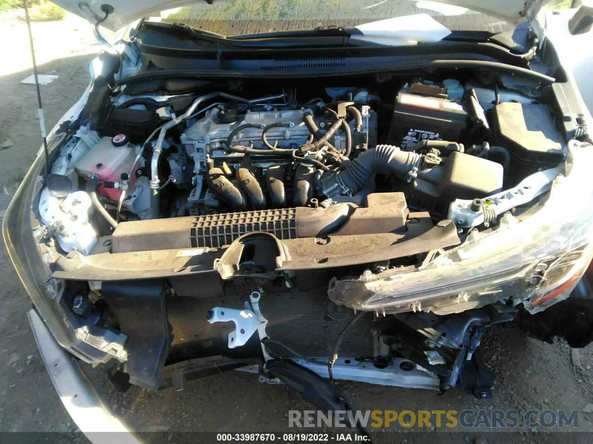 10 Photograph of a damaged car JTDEPRAE8LJ038171 TOYOTA COROLLA 2020