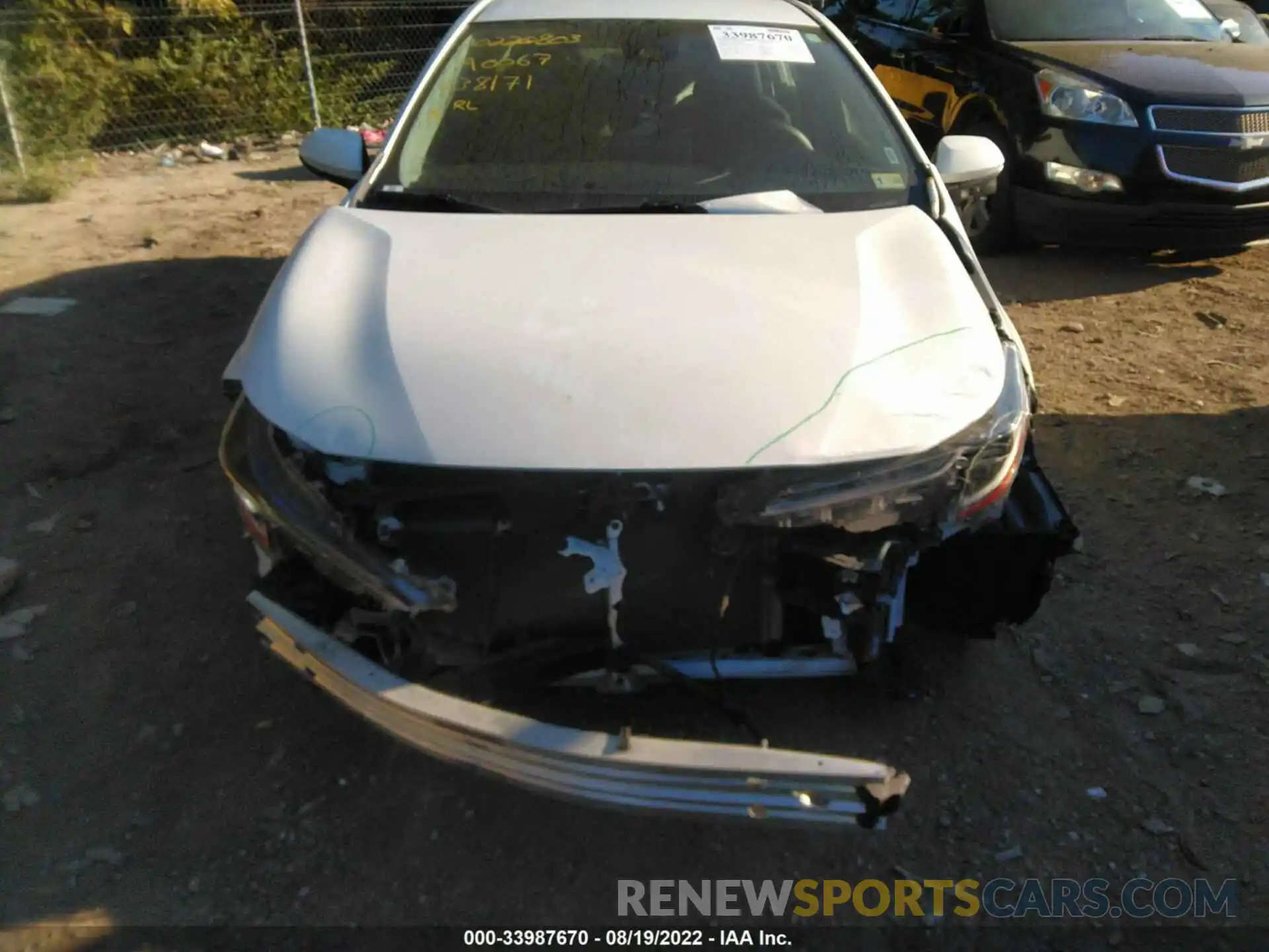 6 Photograph of a damaged car JTDEPRAE8LJ038171 TOYOTA COROLLA 2020