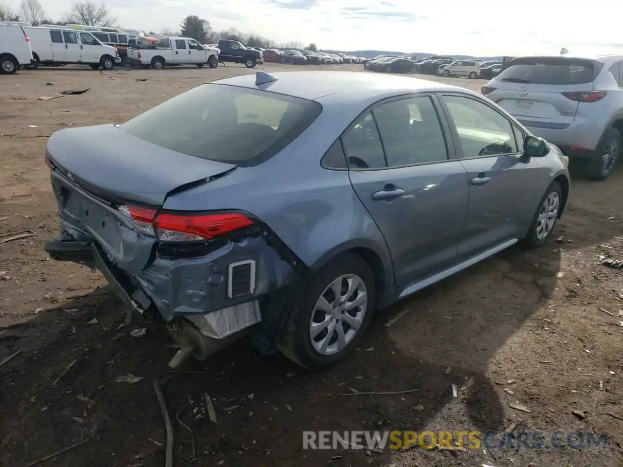 4 Photograph of a damaged car JTDEPRAE8LJ038770 TOYOTA COROLLA 2020