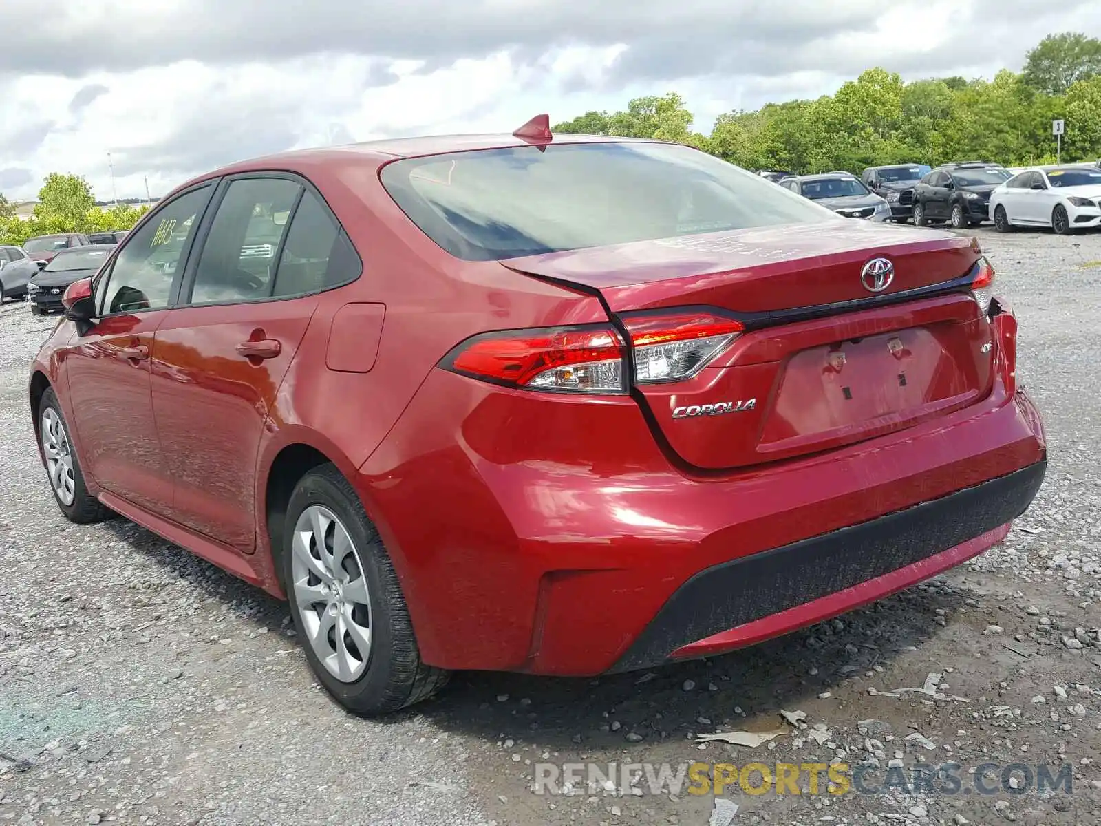 3 Photograph of a damaged car JTDEPRAE8LJ039126 TOYOTA COROLLA 2020